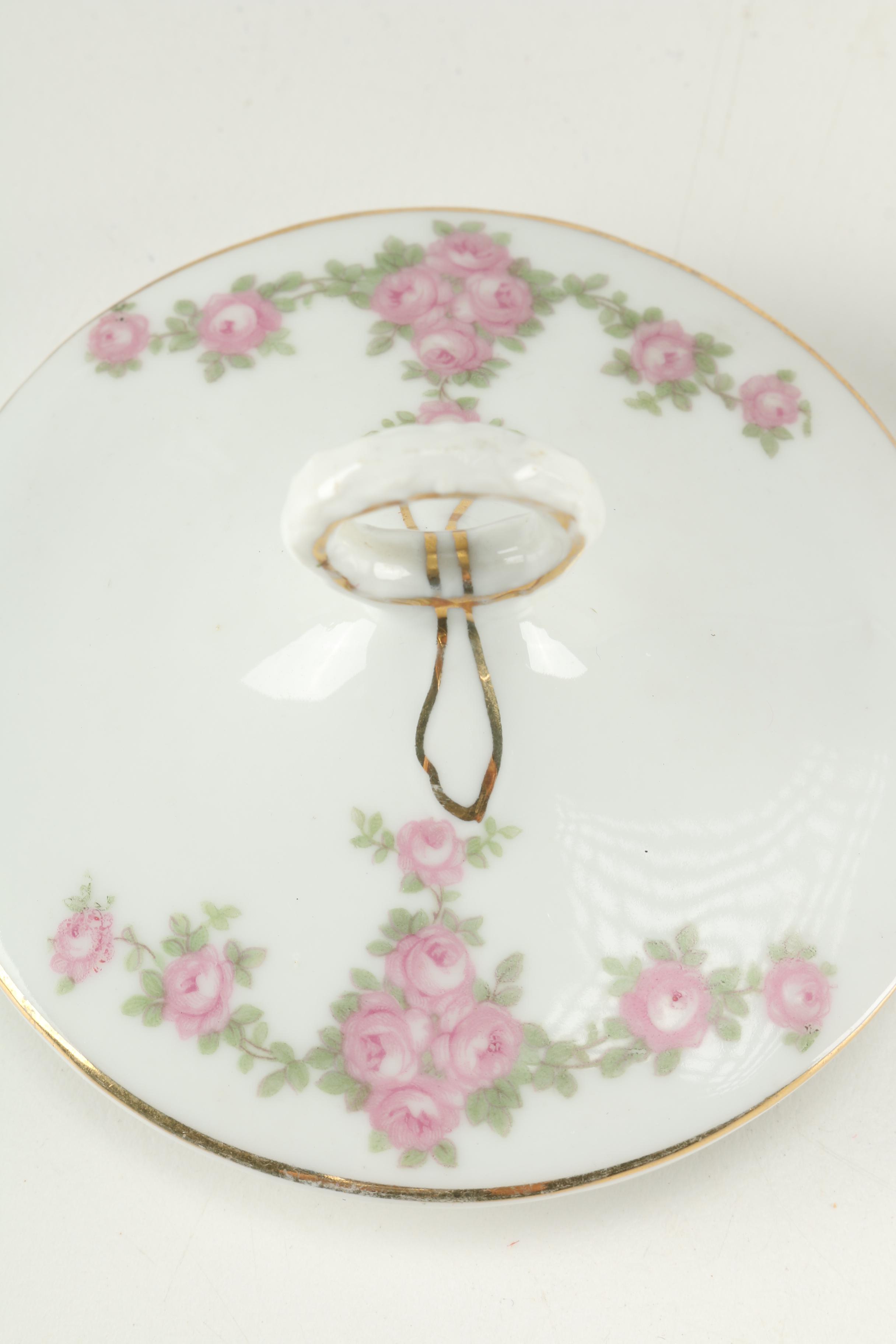 Bavarian Porcelain Featuring Tierschenreuth "Cambridge 4183" Set