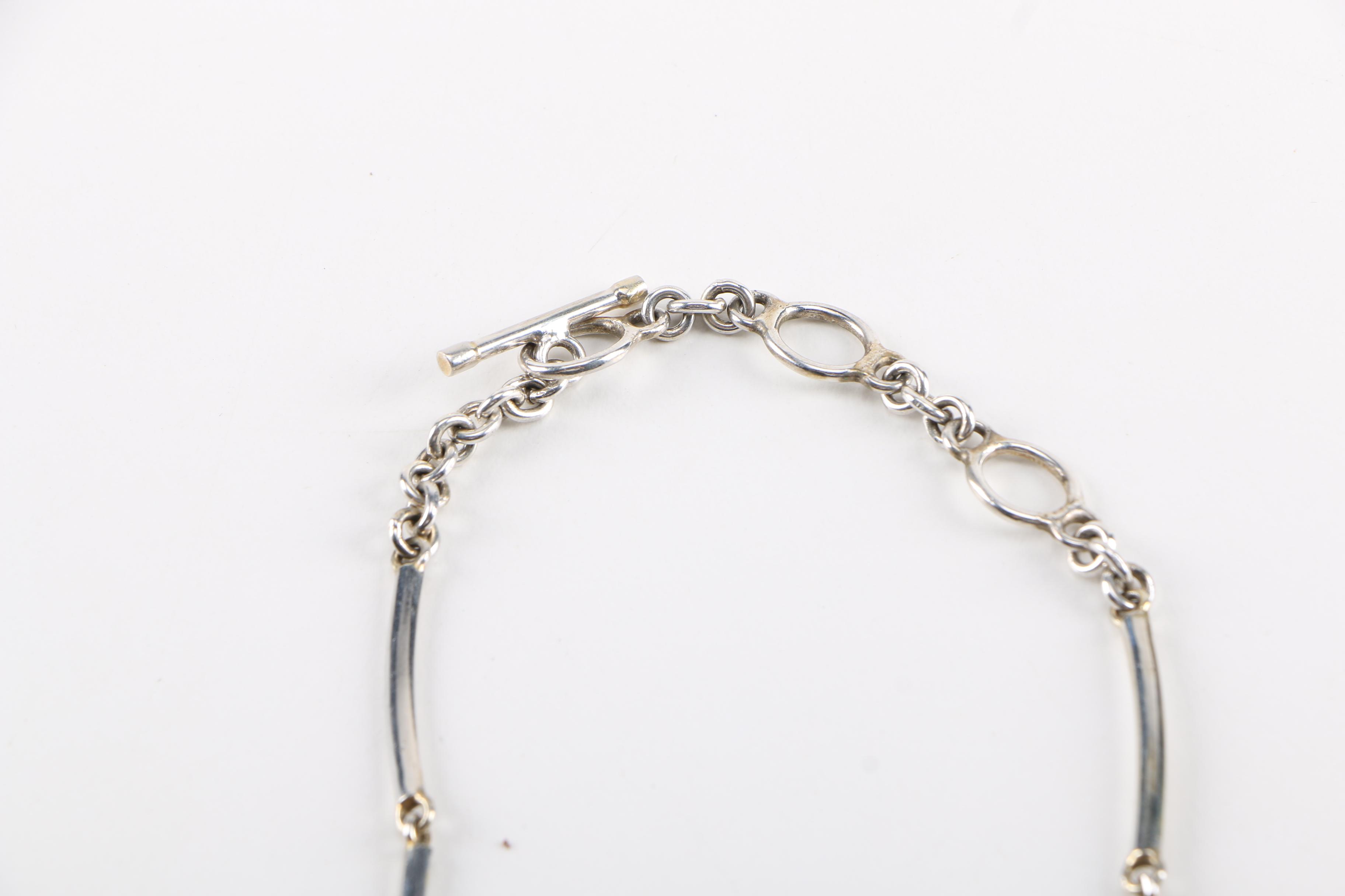 Sterling Silver and Gemstone Necklace