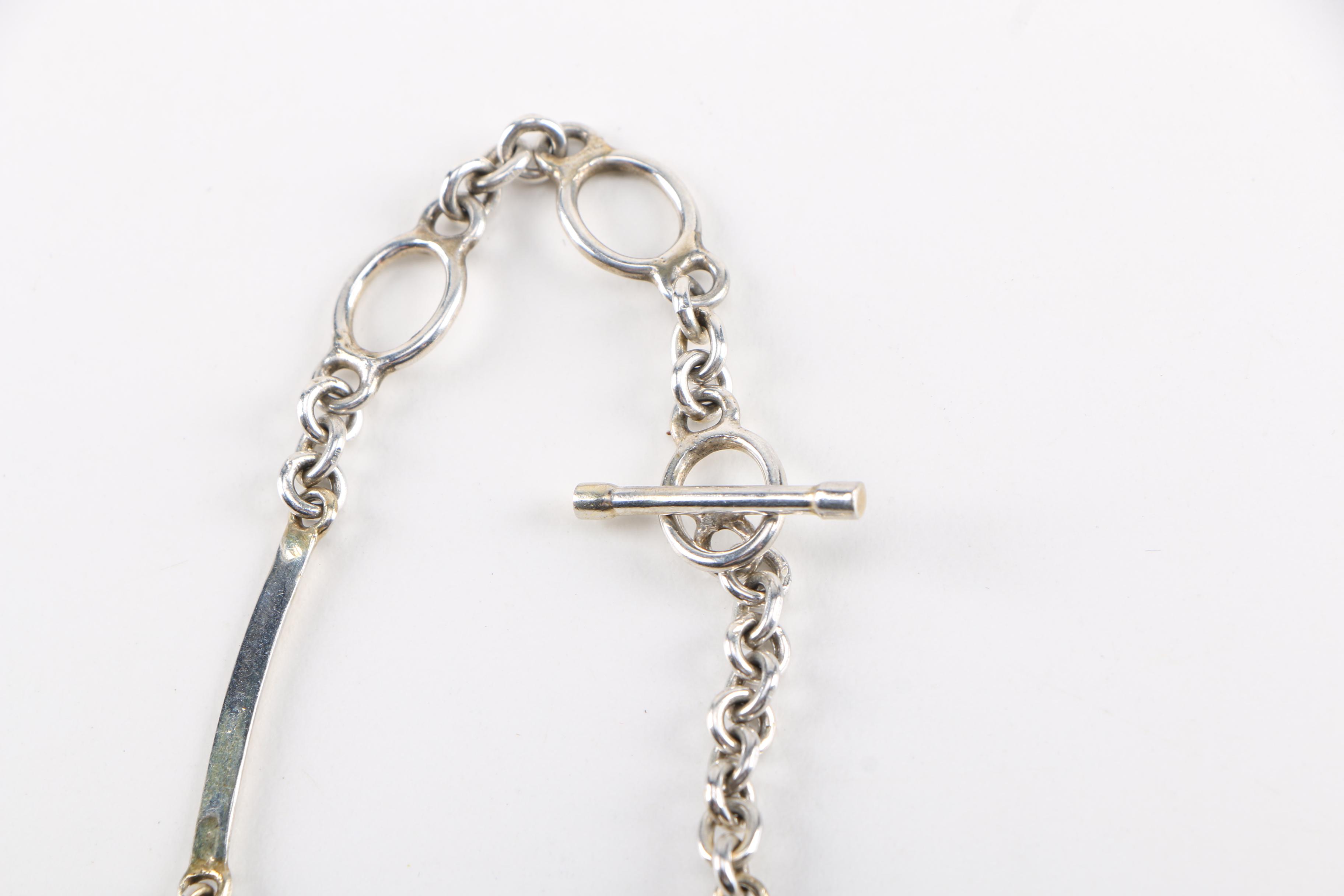 Sterling Silver and Gemstone Necklace