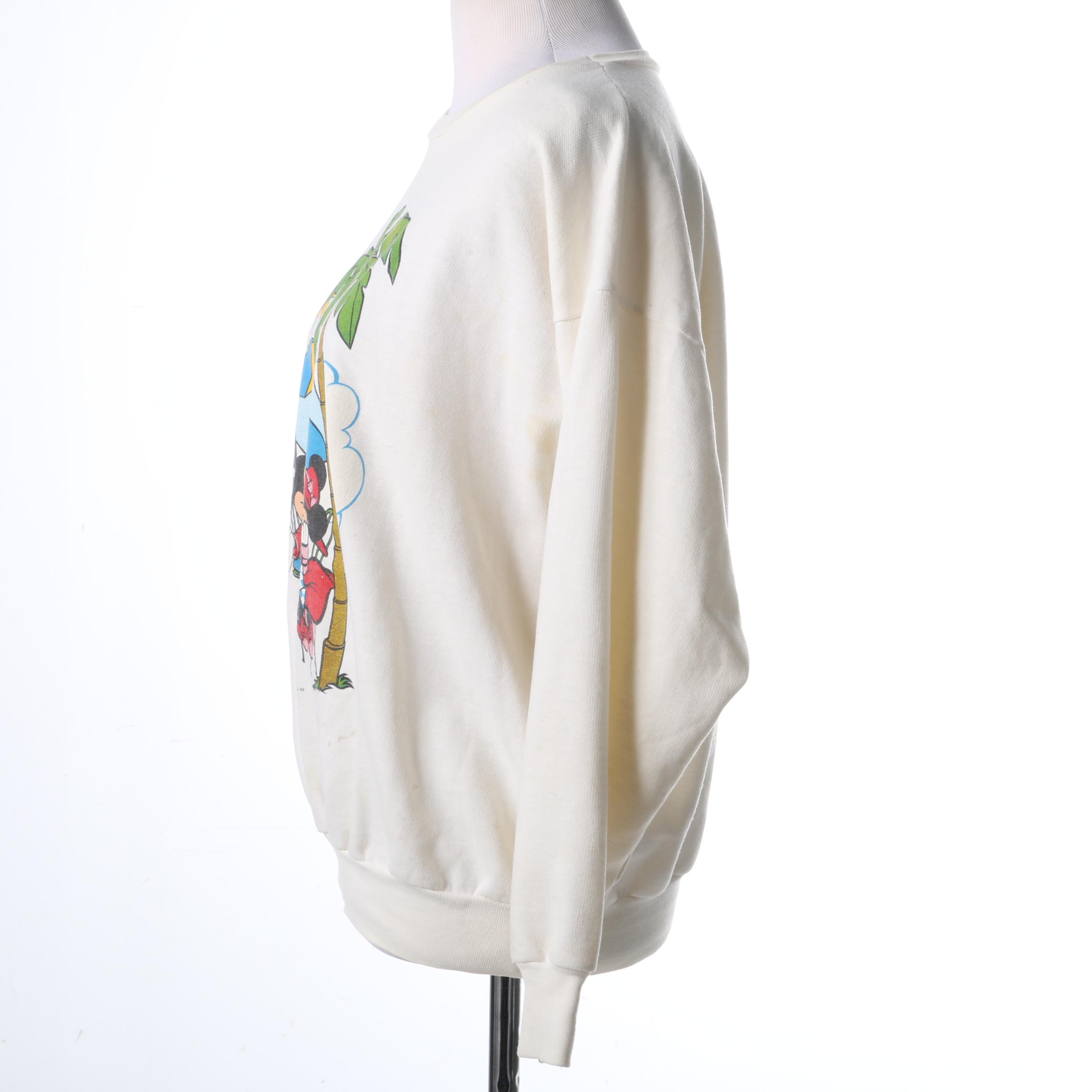 Vintage Mickey Mouse and Minnie Mouse Sweatshirt