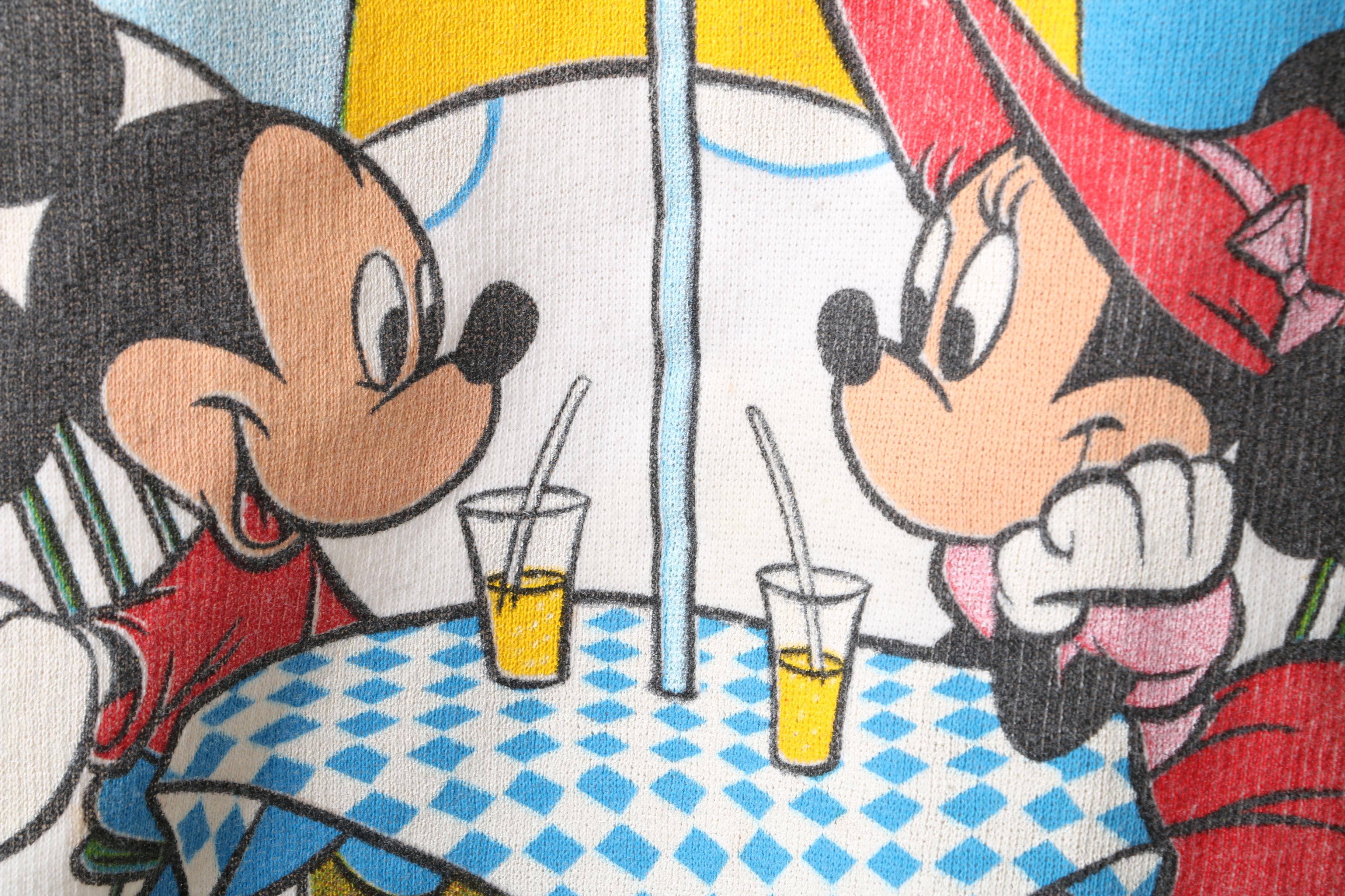 Vintage Mickey Mouse and Minnie Mouse Sweatshirt