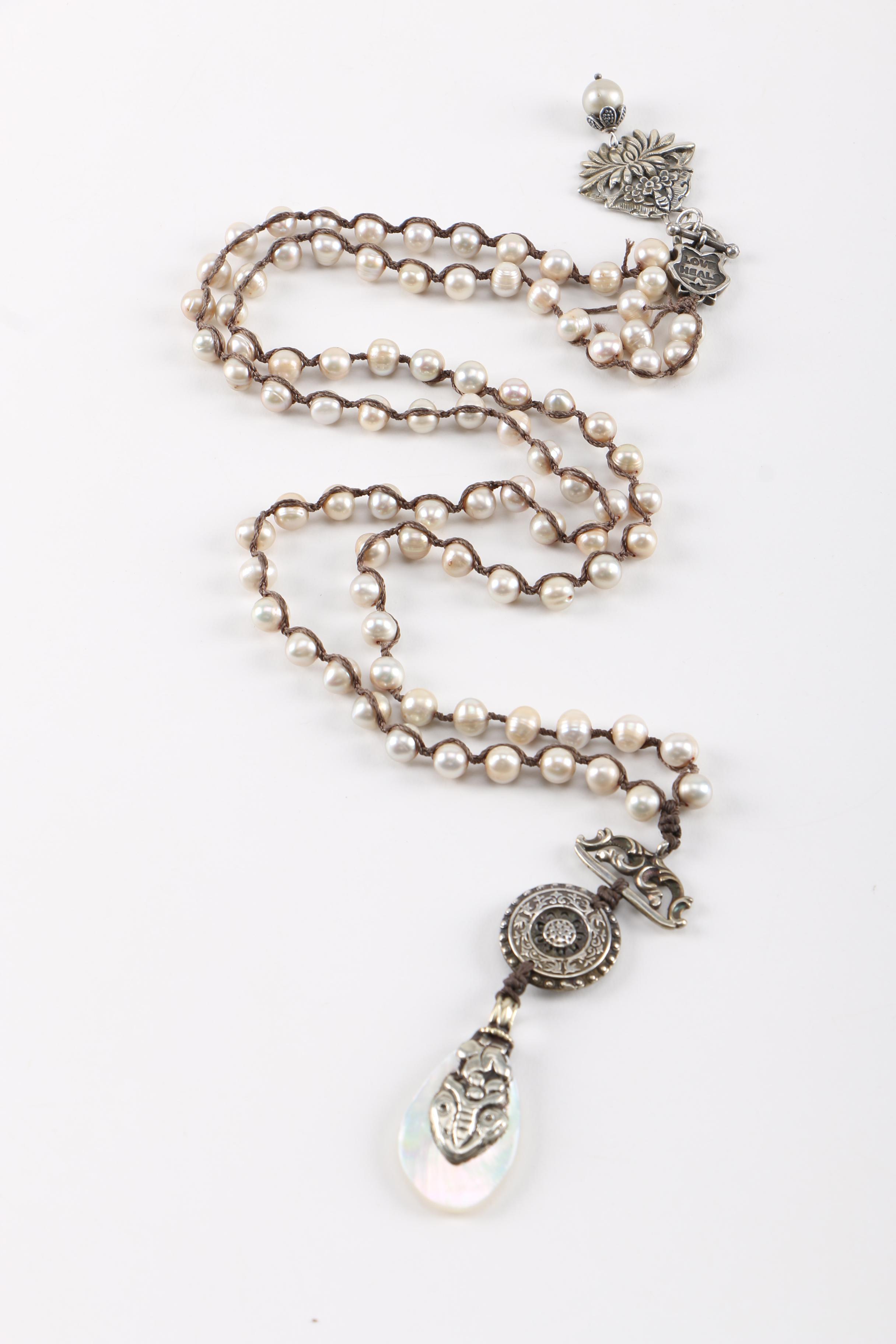 "Love Heals" Beaded Necklace