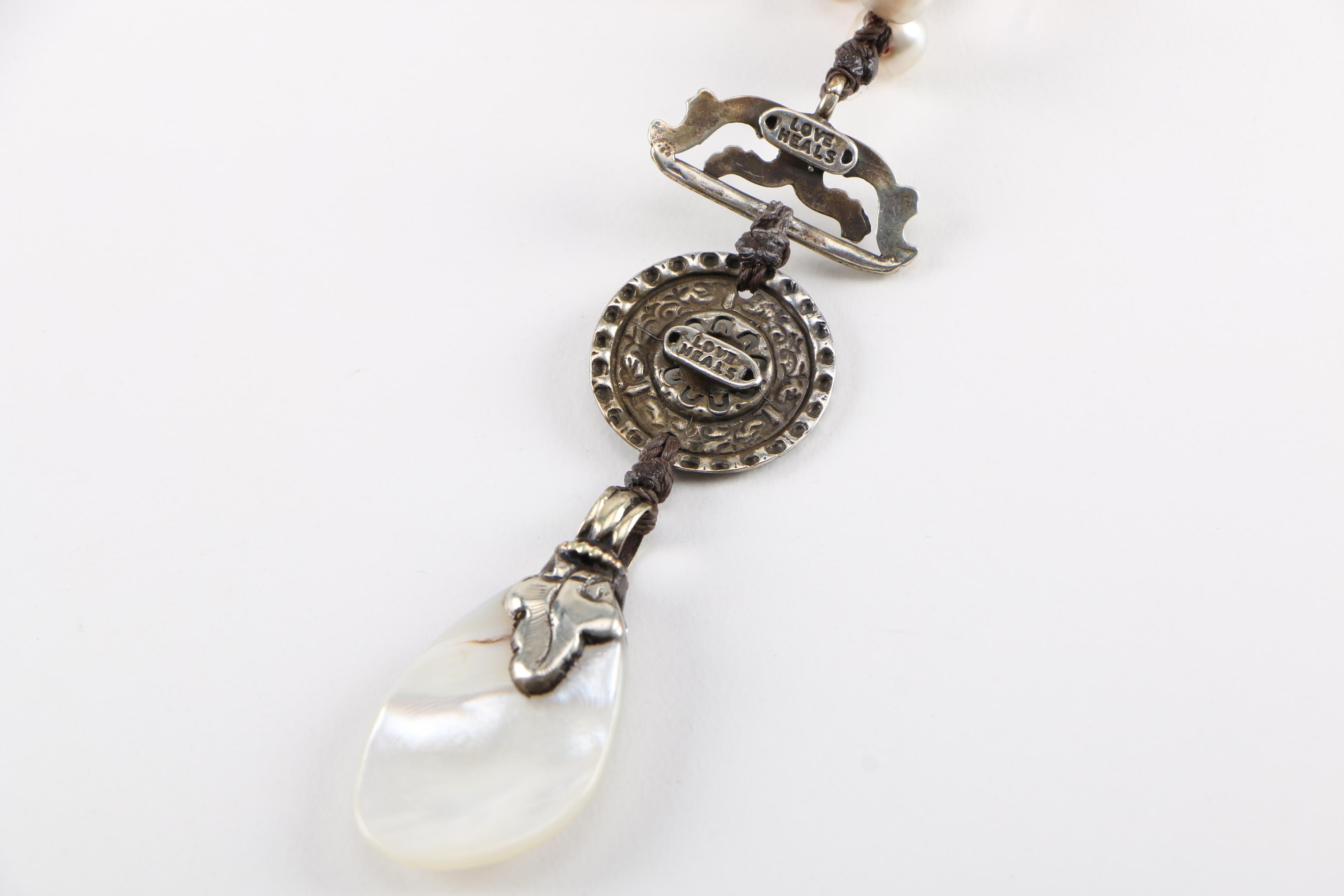 "Love Heals" Beaded Necklace