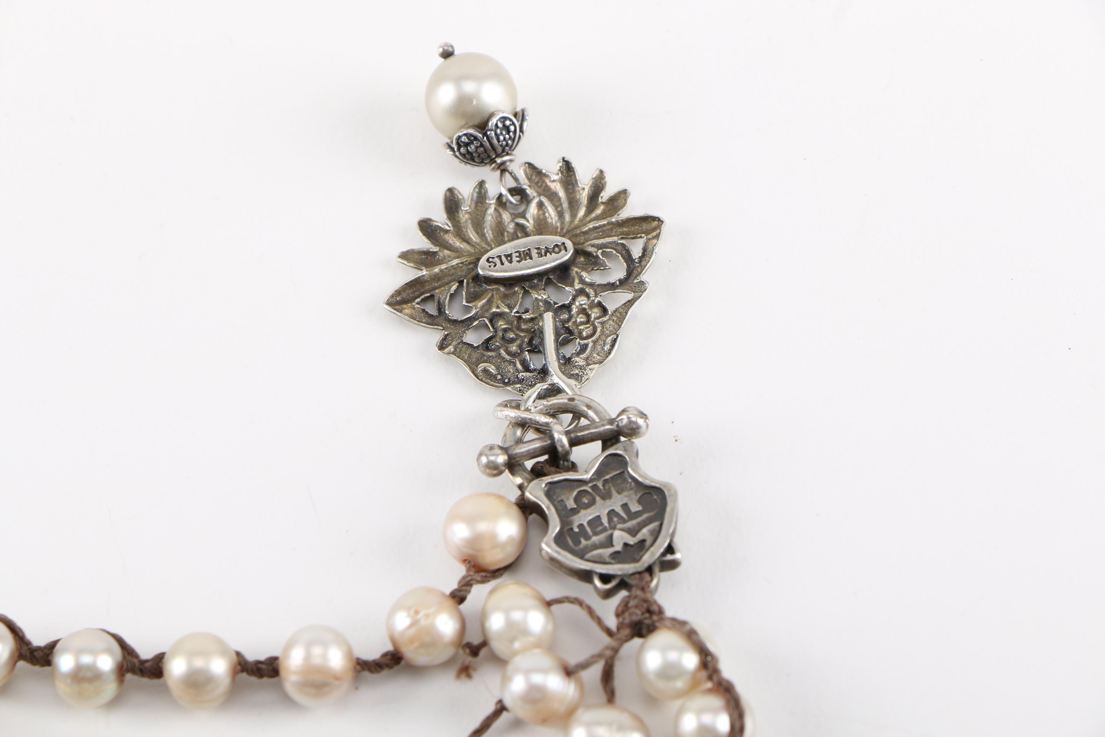 "Love Heals" Beaded Necklace