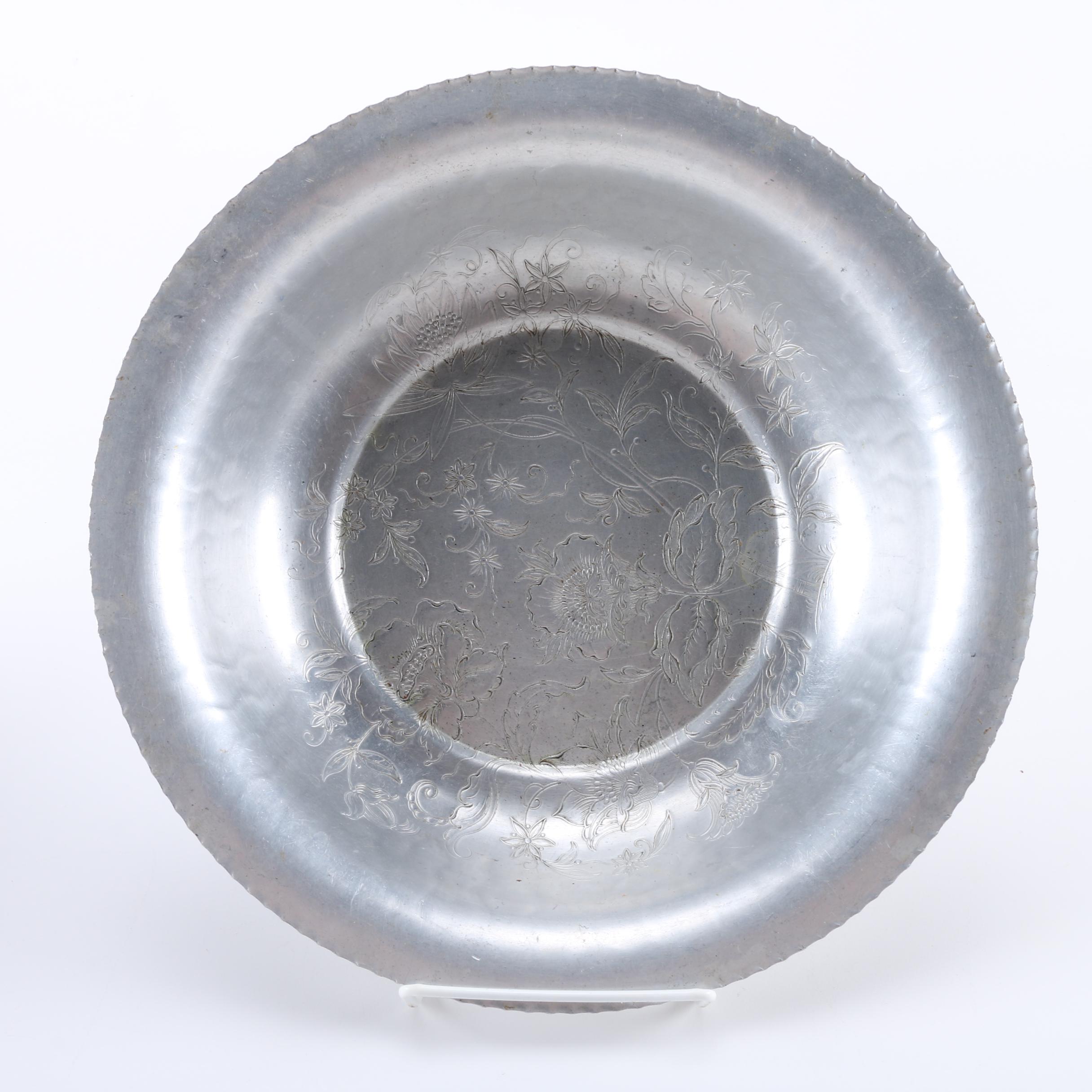 Hammered Aluminum Serve Ware