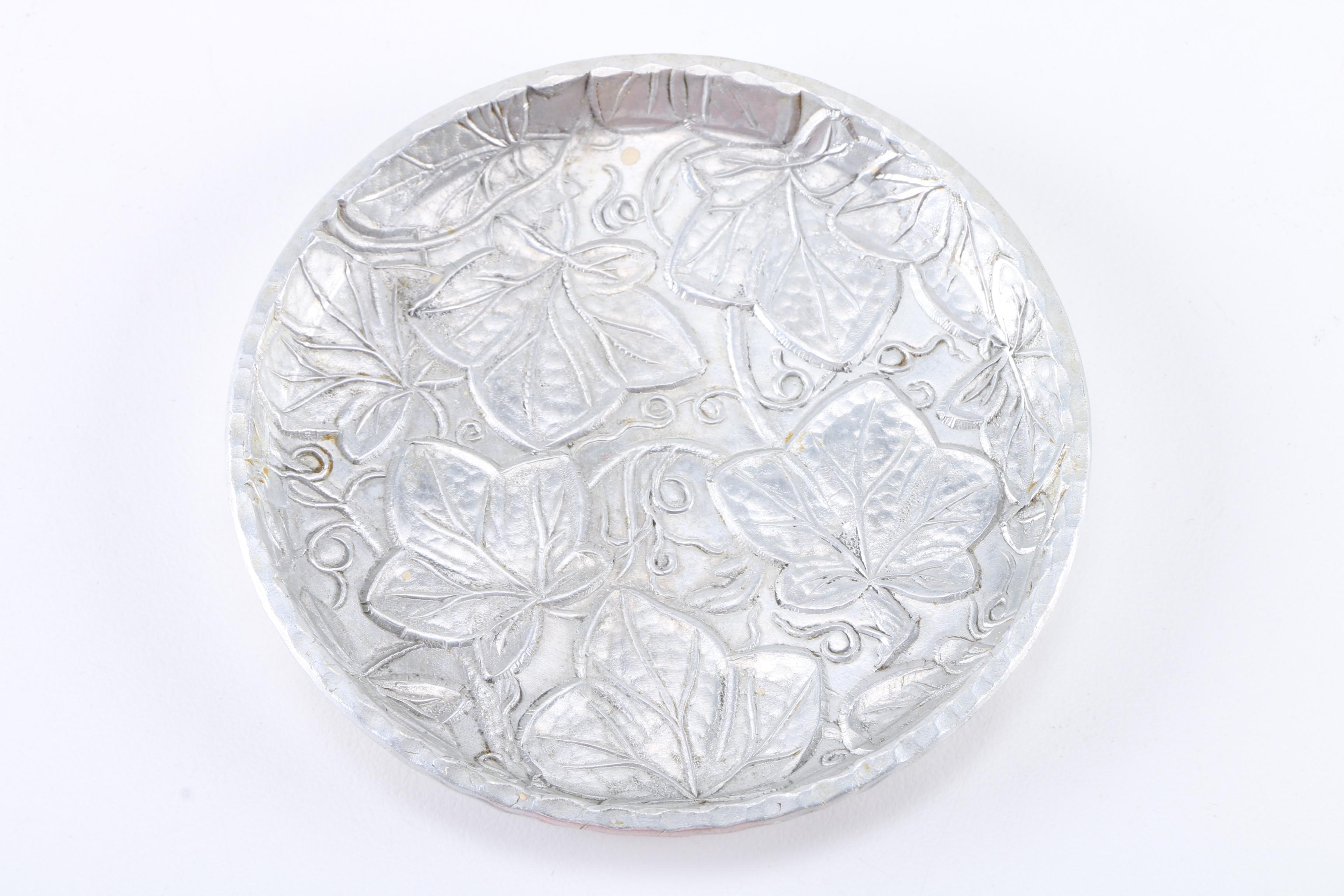 Hammered Aluminum Serve Ware