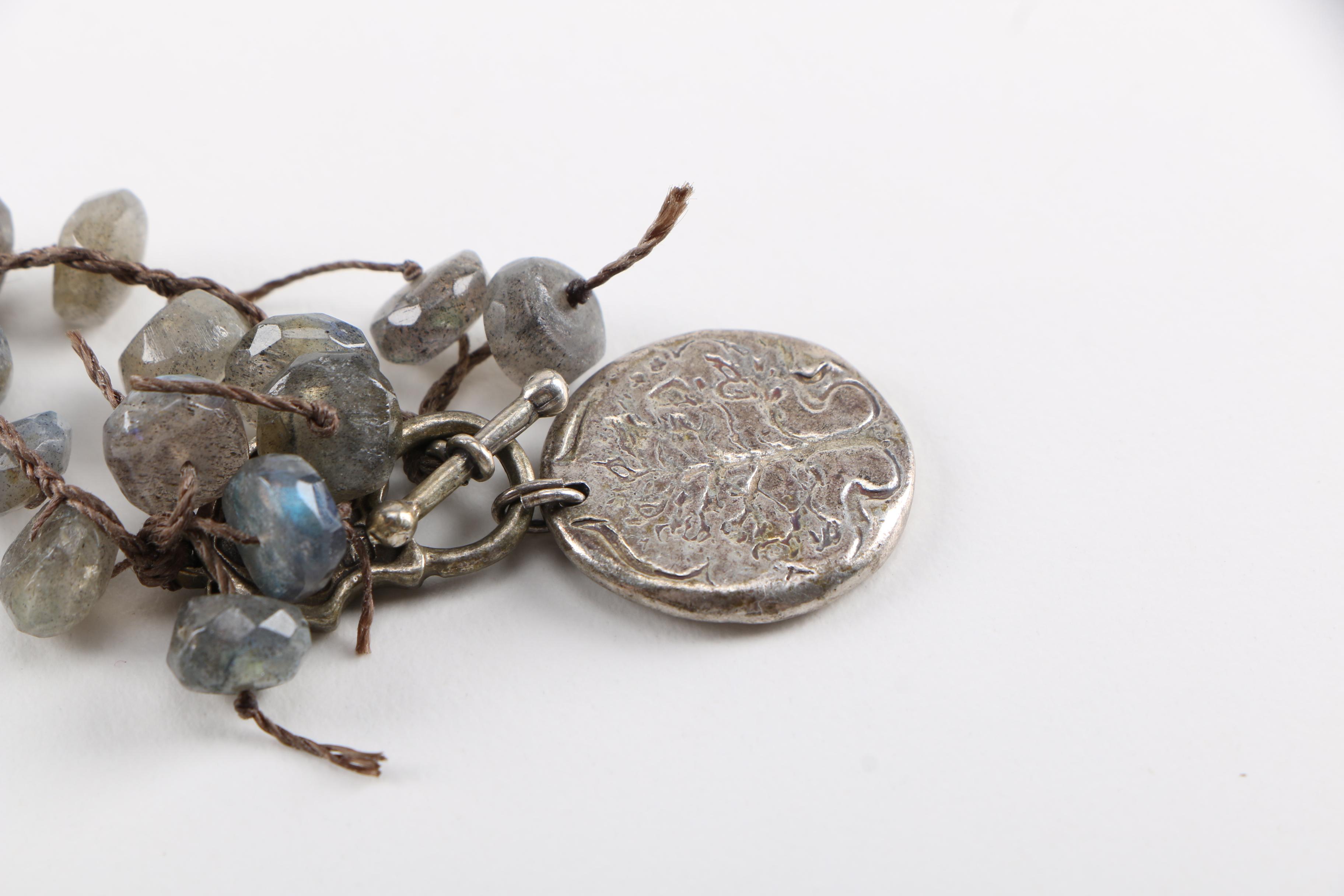 "Love Heals" Beaded Labradorite Necklace