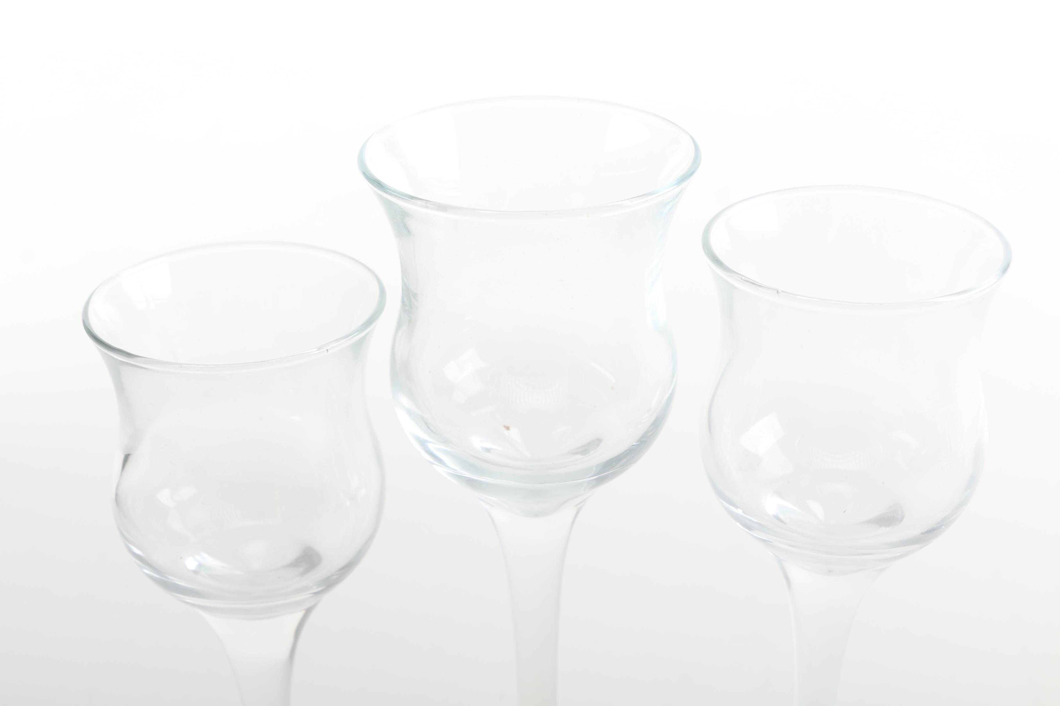 Glass Candle Holders