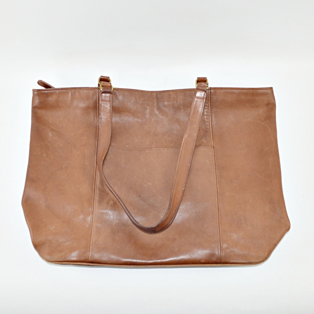 Coach Leather Tote Bag