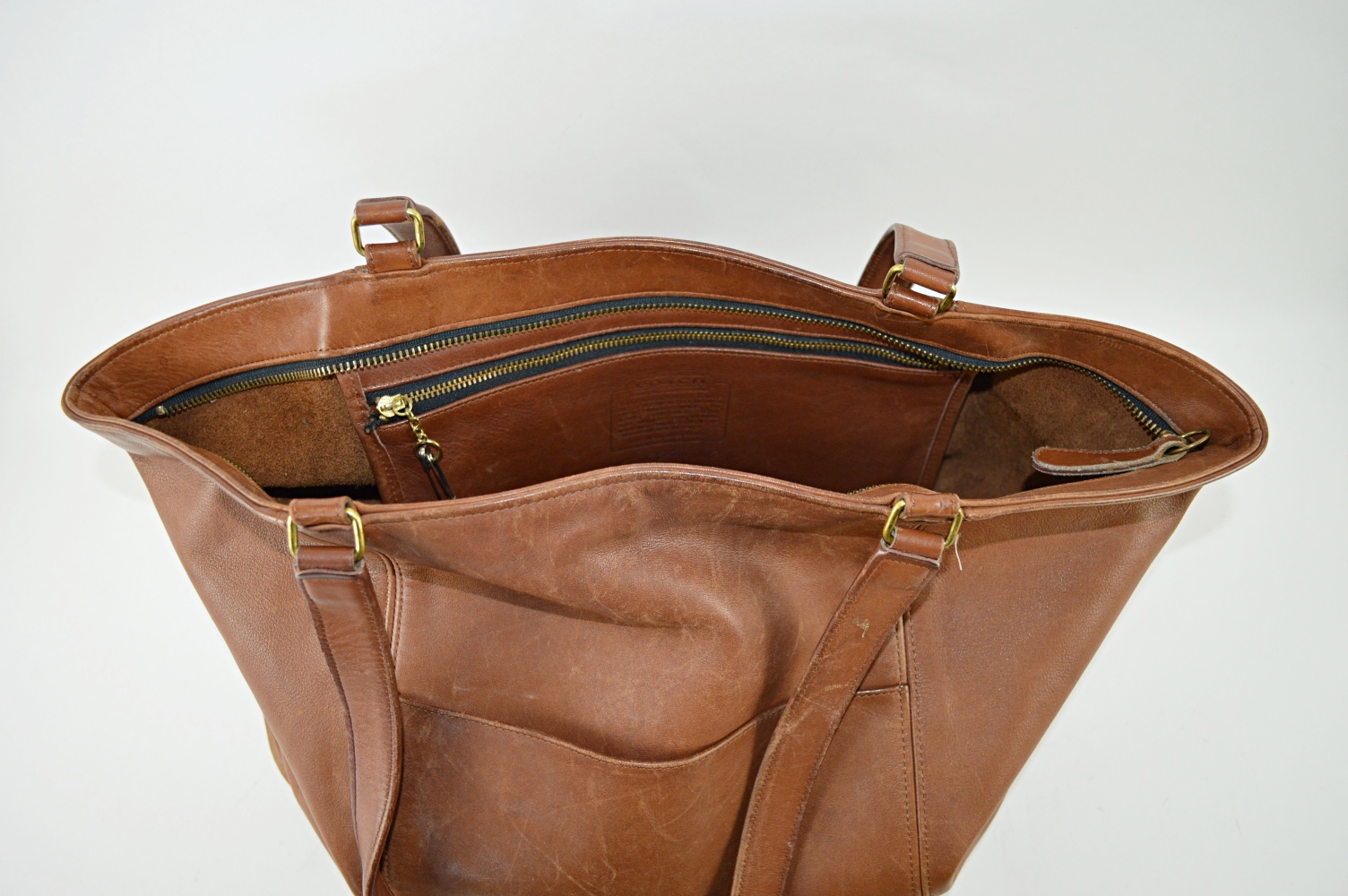 Coach Leather Tote Bag