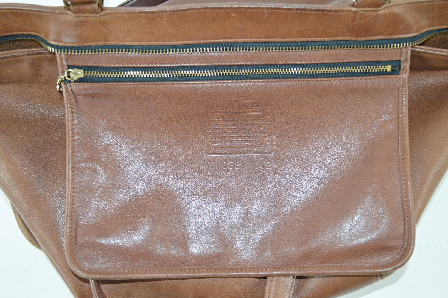 Coach Leather Tote Bag