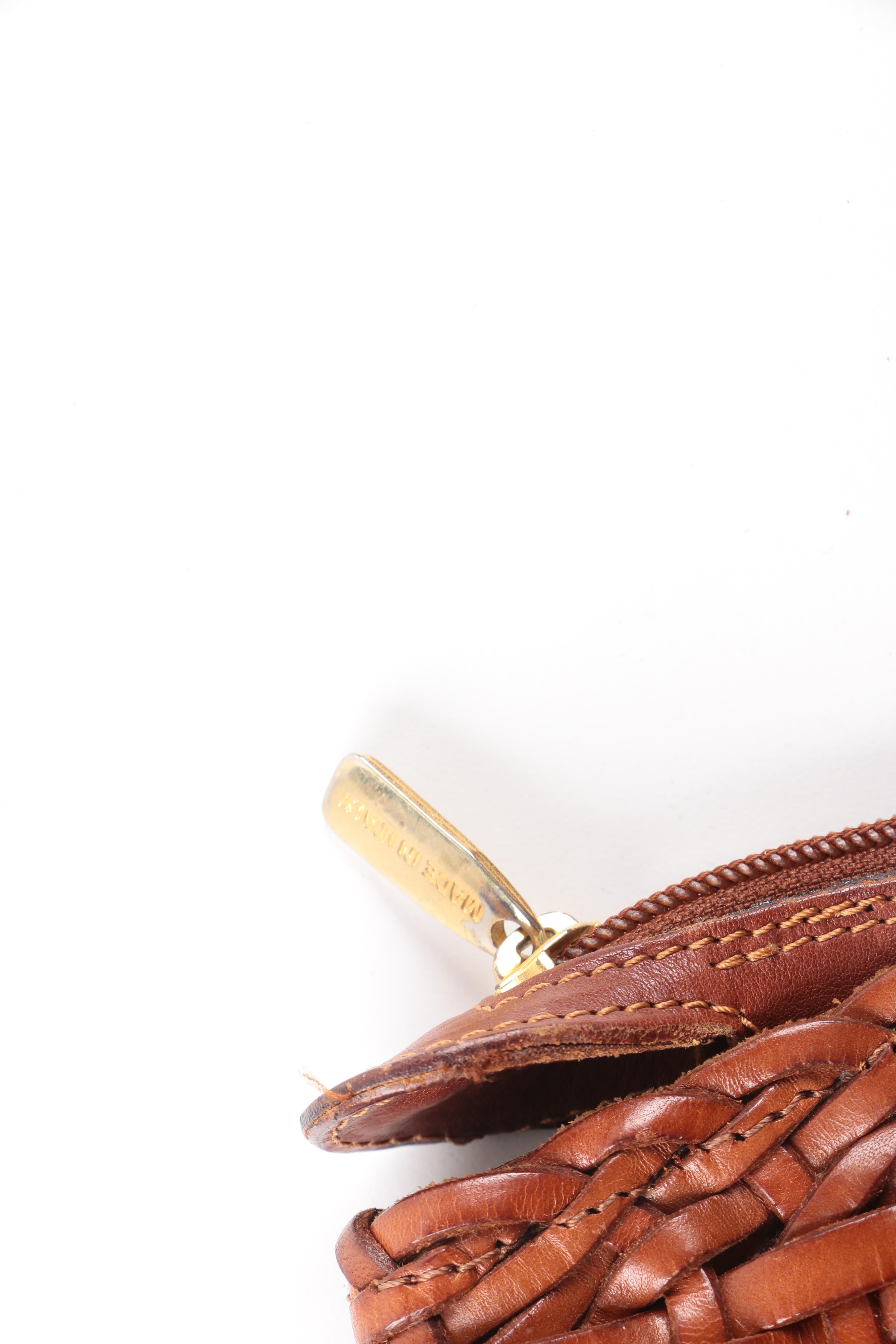 Woven Leather Purses Including Ellepi and Cole Haan