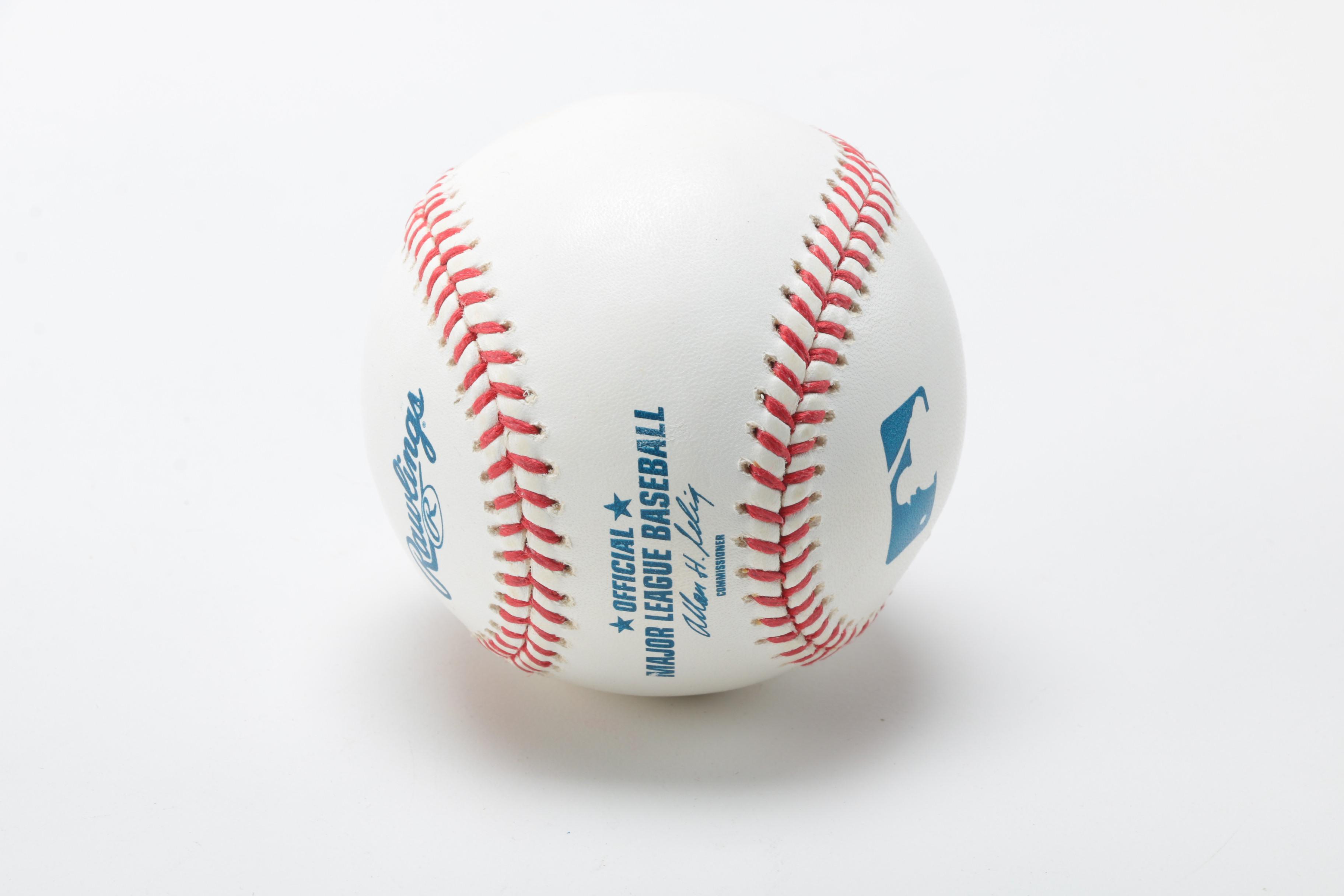 Autographed Baseballs Featuring Dave Dravecky