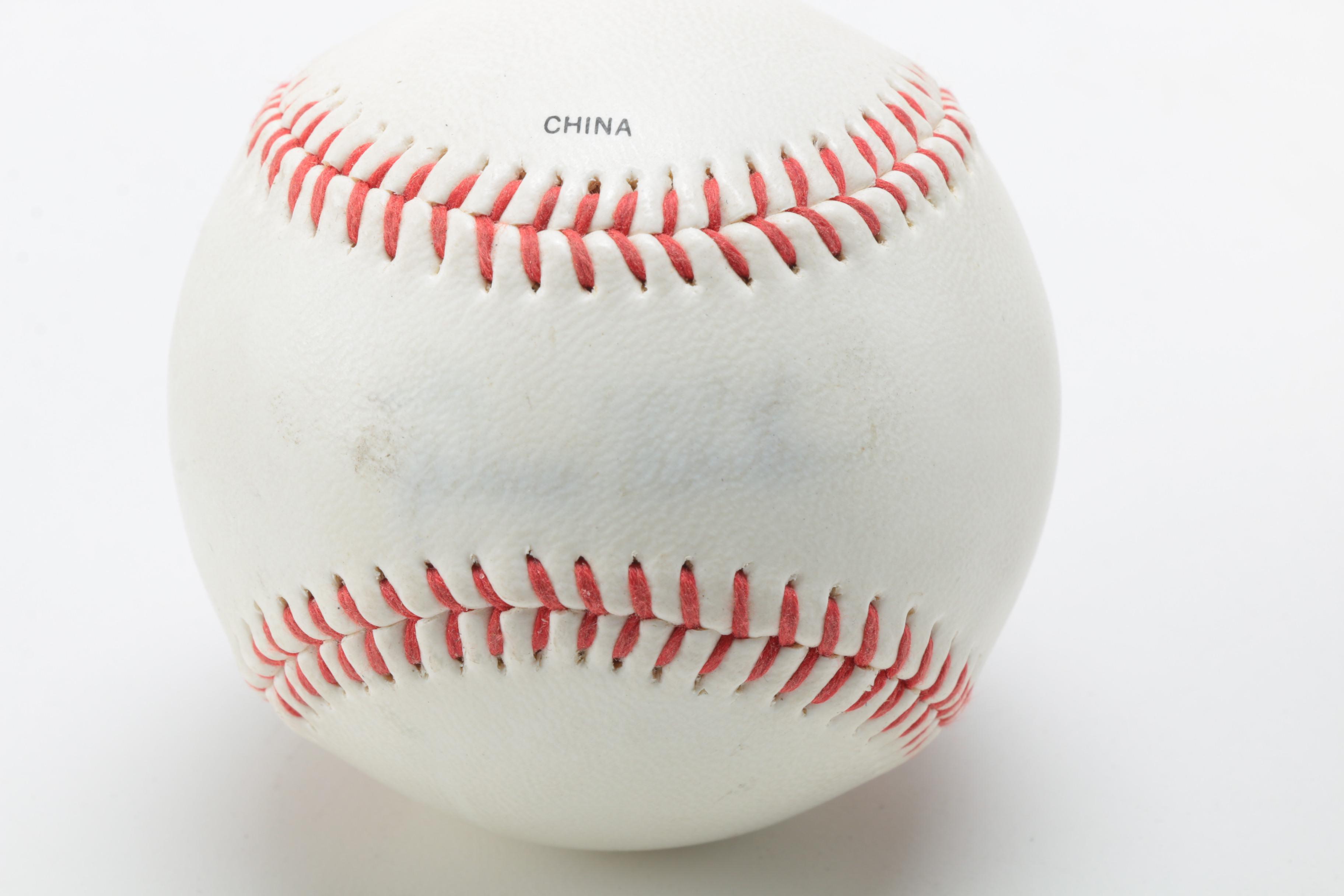 Autographed Baseballs Featuring Dave Dravecky