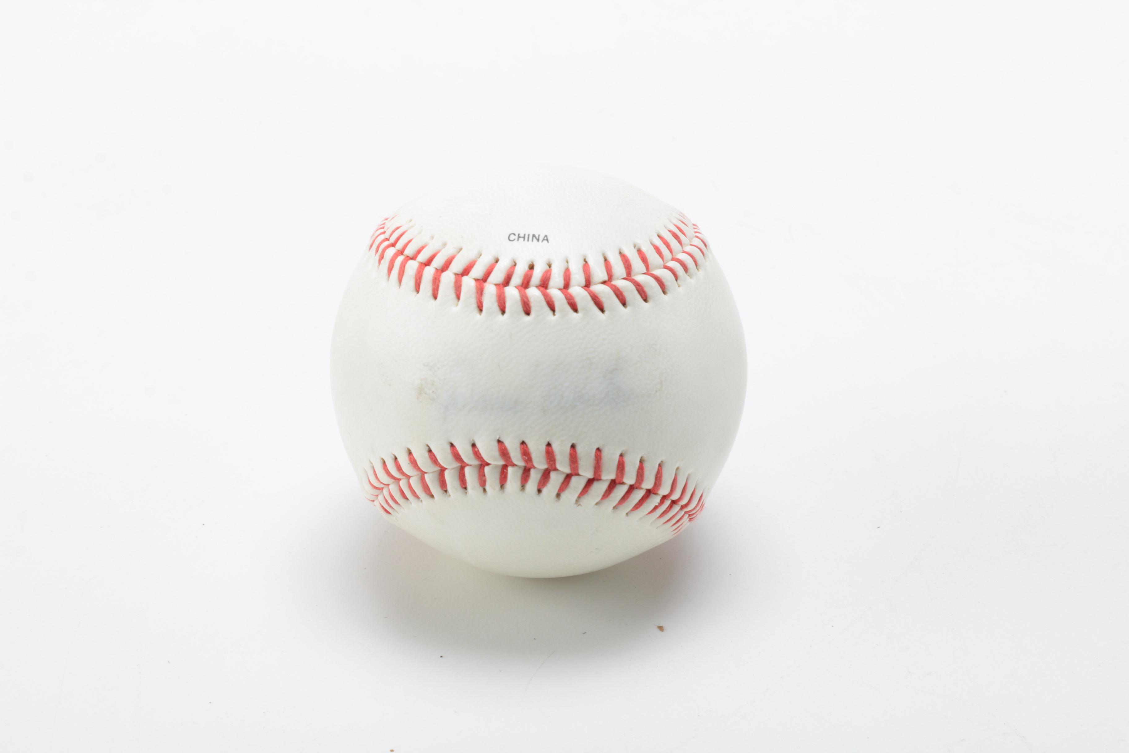 Autographed Baseballs Featuring Dave Dravecky