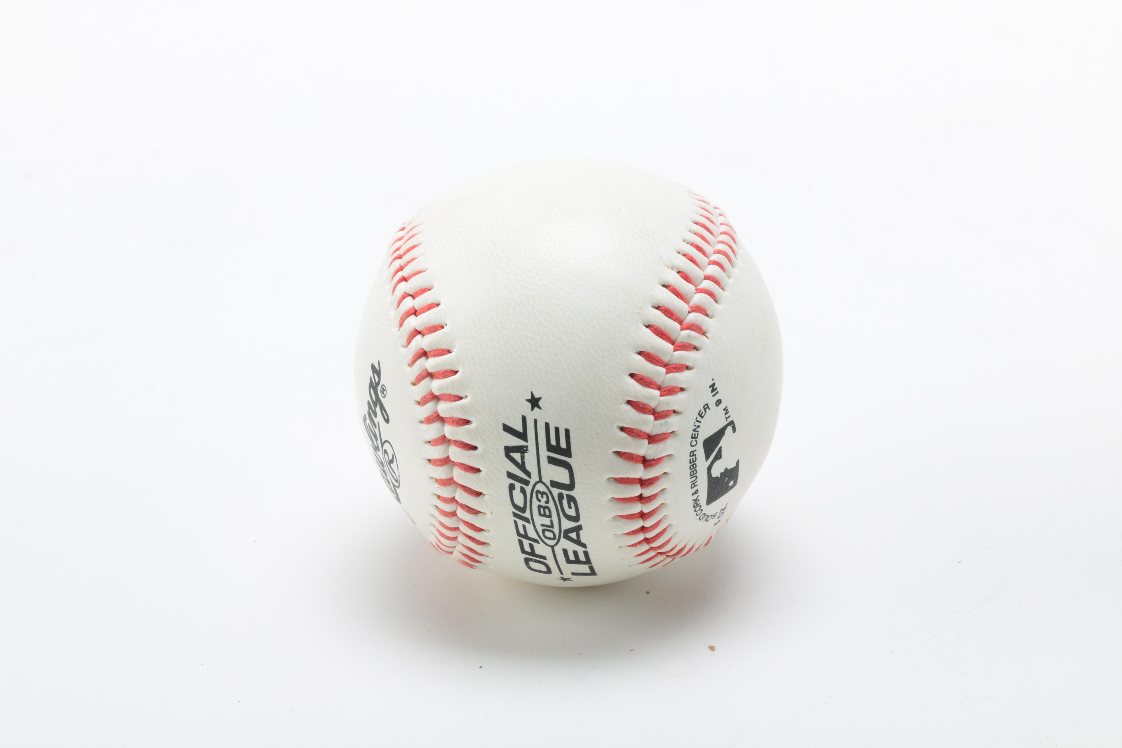 Autographed Baseballs Featuring Dave Dravecky