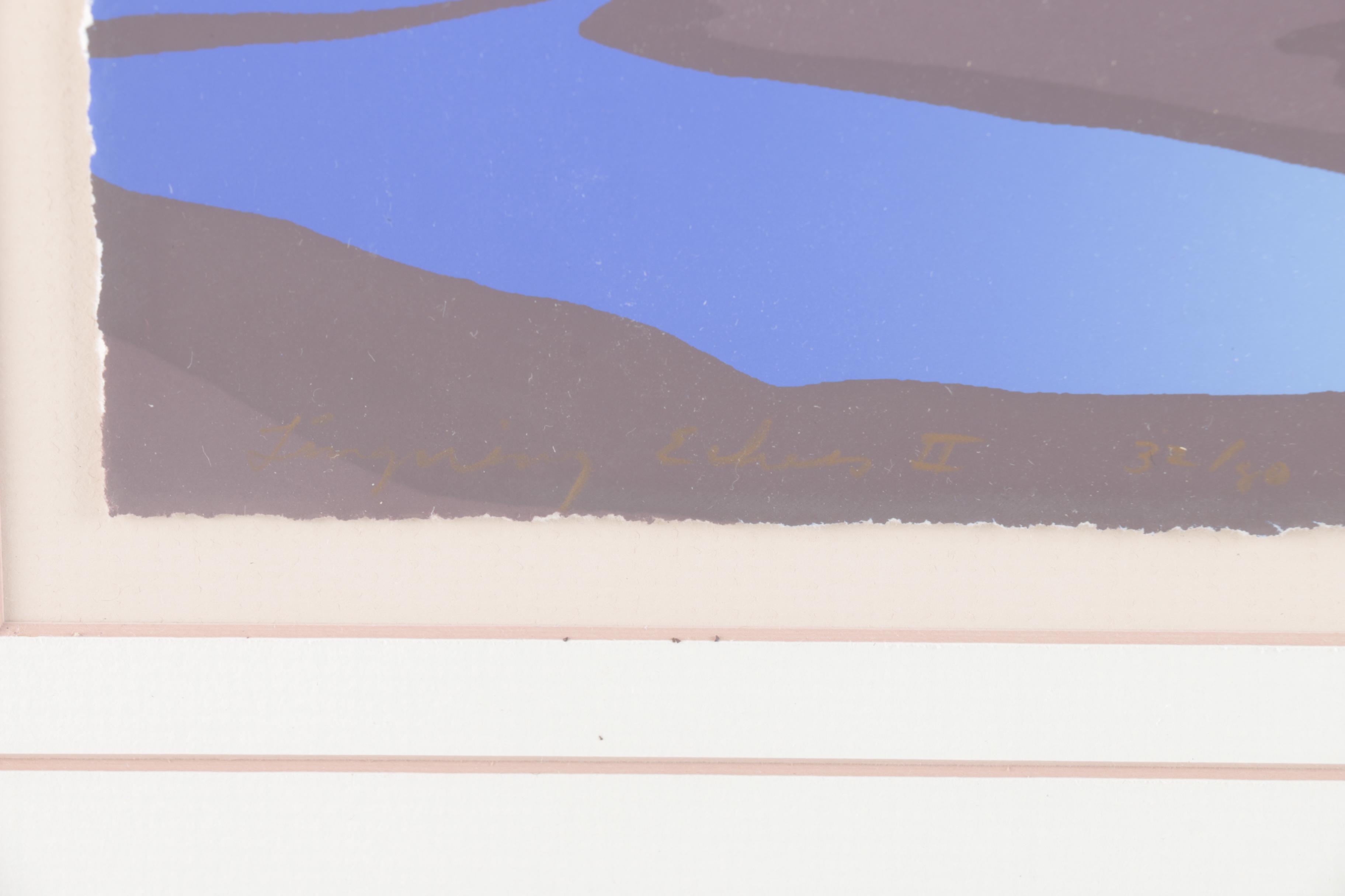 Ron Hoeksema Limited Edition Serigraph "Lingering Echoes II"