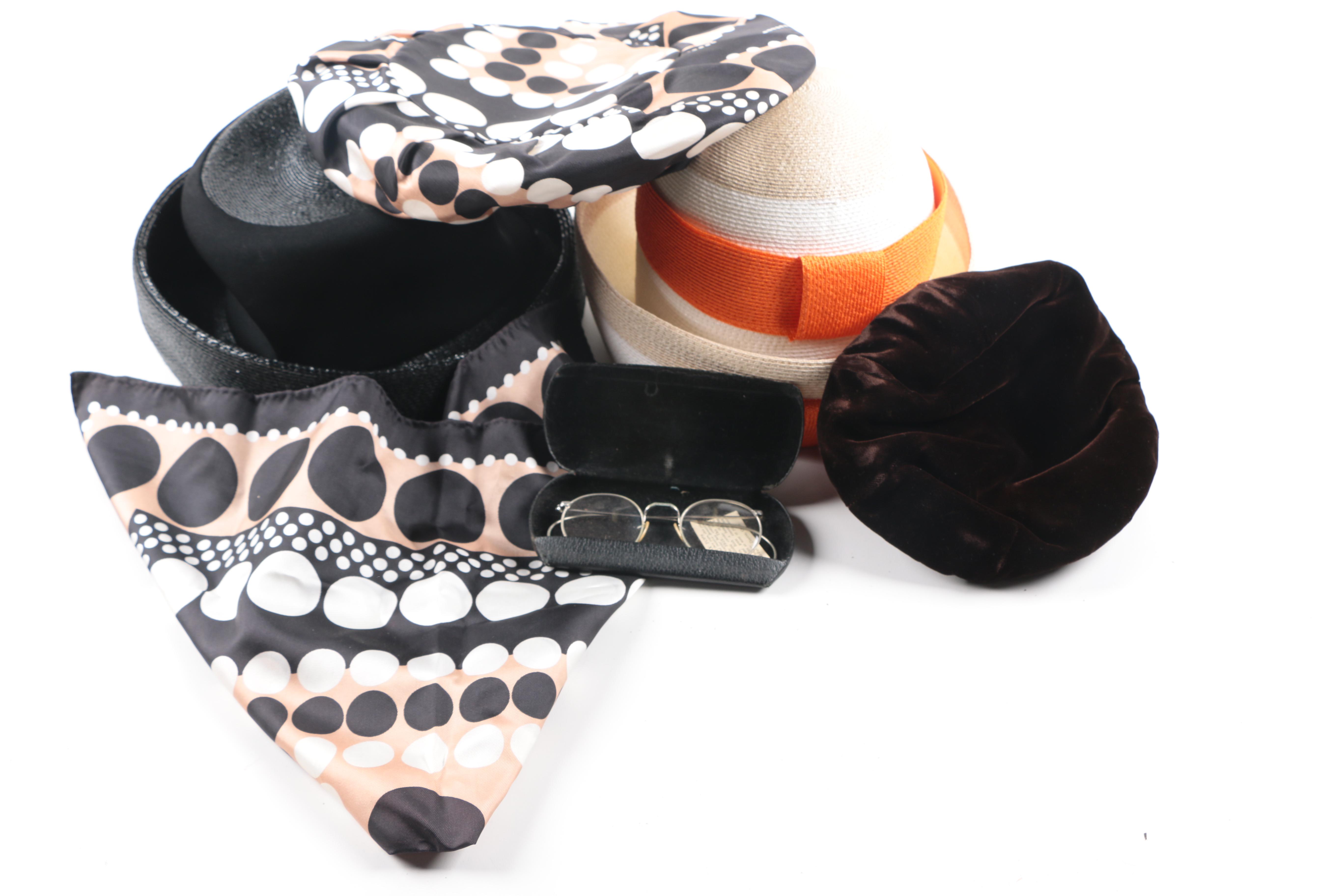 Vintage Accessories Including Hats