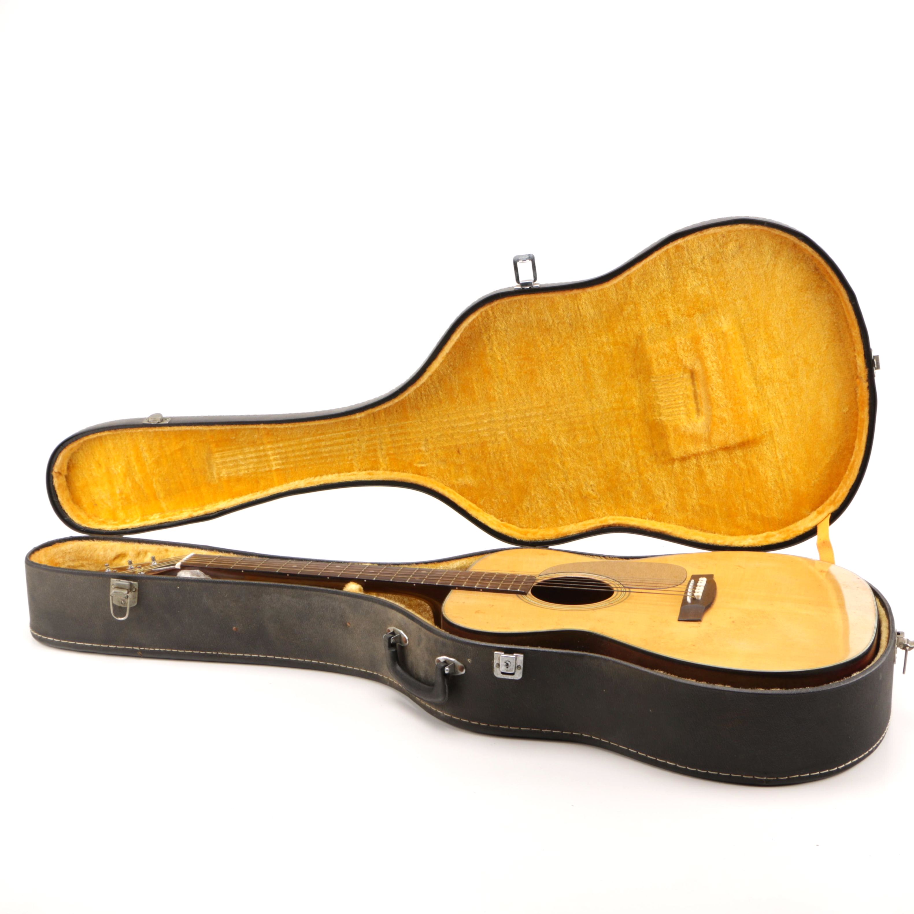 Vintage Greco F120 Acoustic Guitar and Case