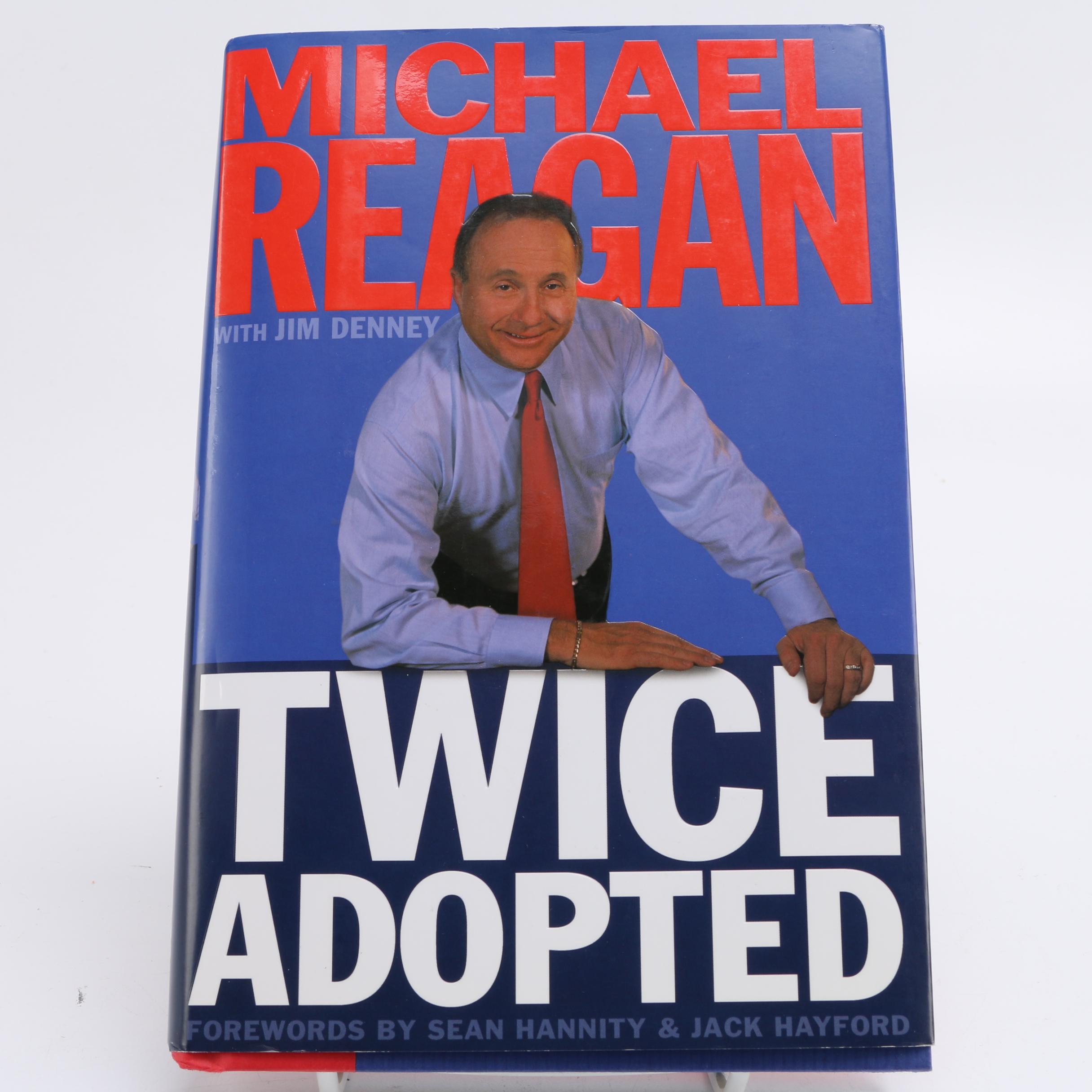 Signed "Twice Adopted" by Michael Reagan