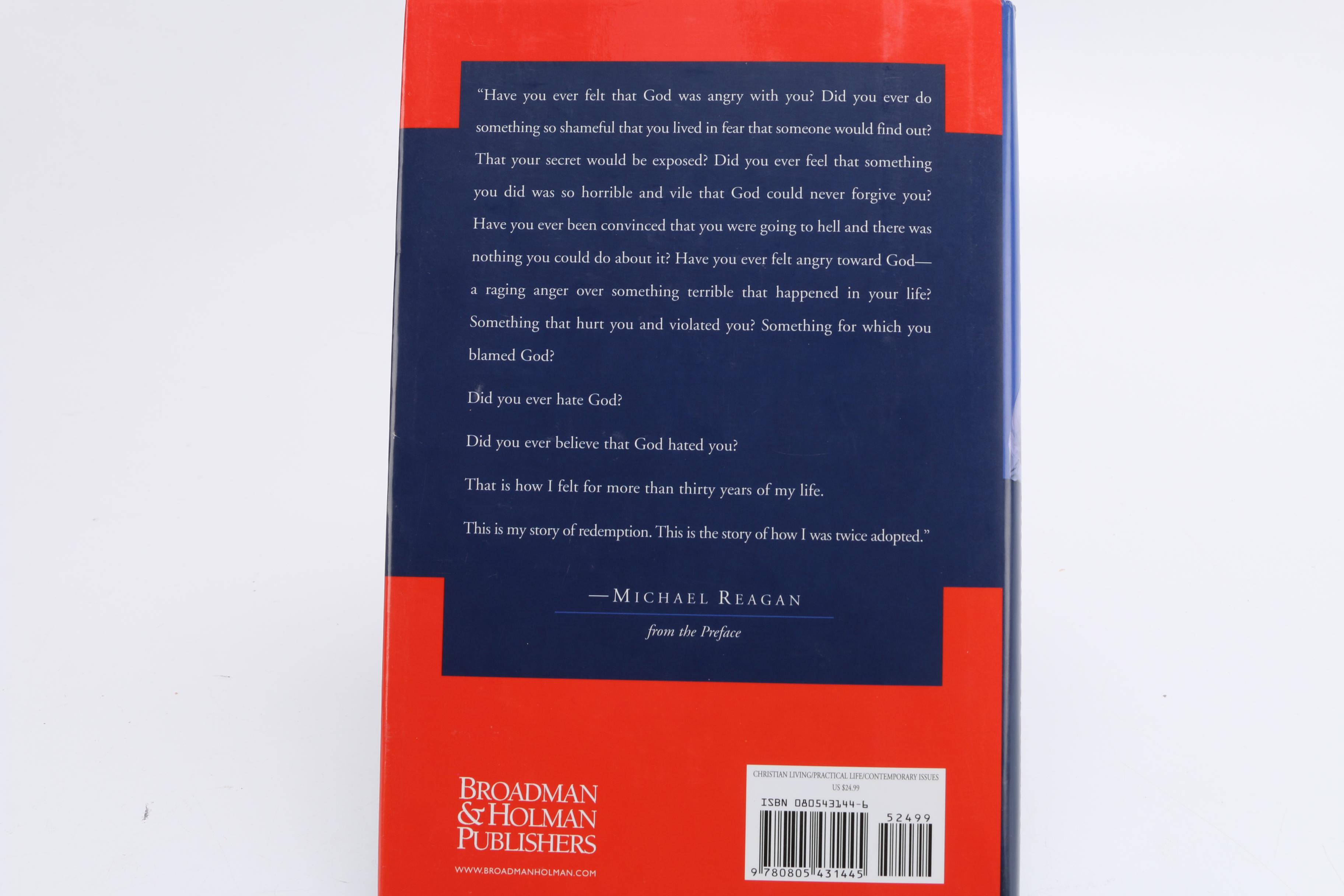 Signed "Twice Adopted" by Michael Reagan