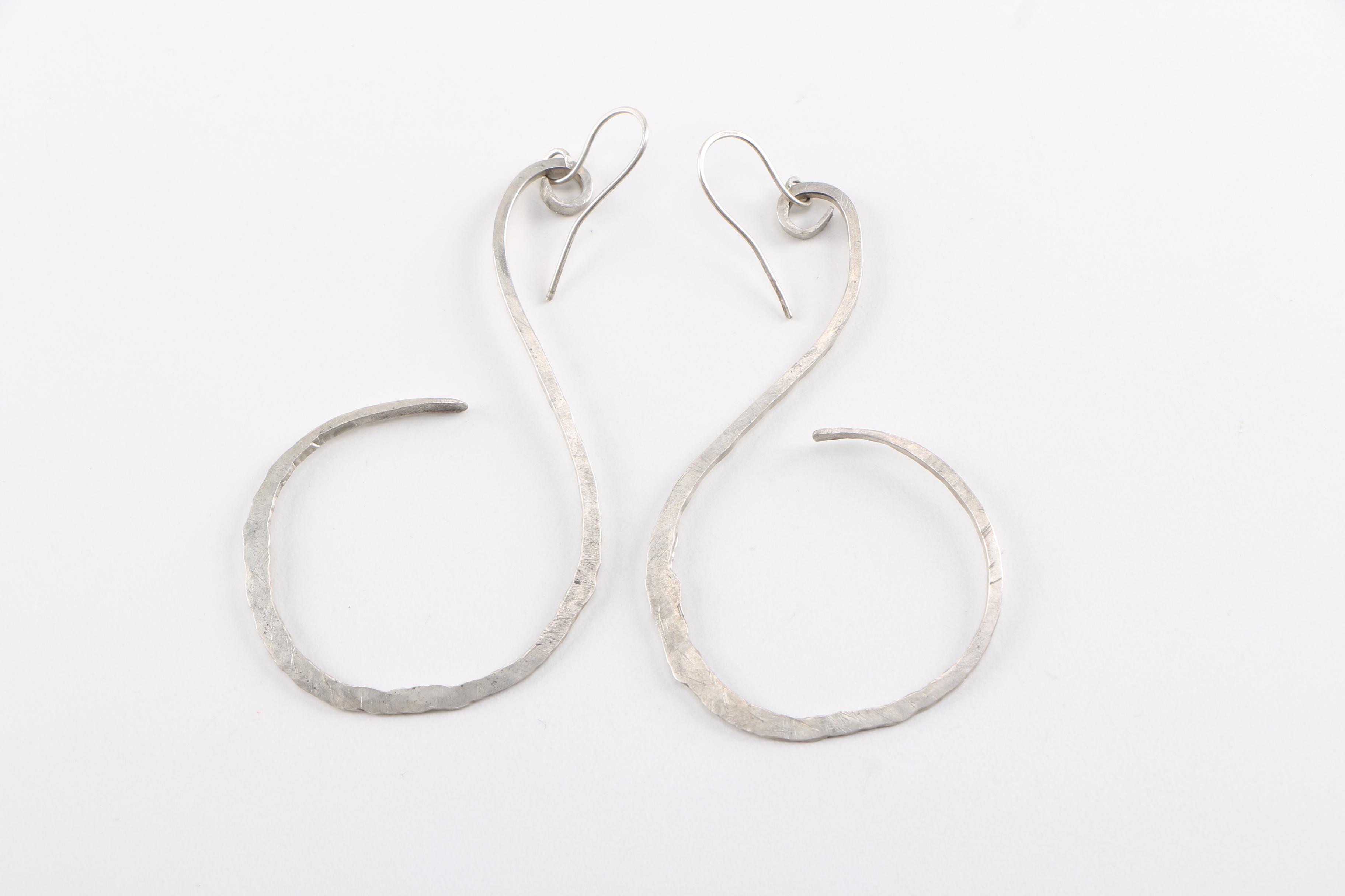 Sterling Silver David Andersen Brooch and Earrings