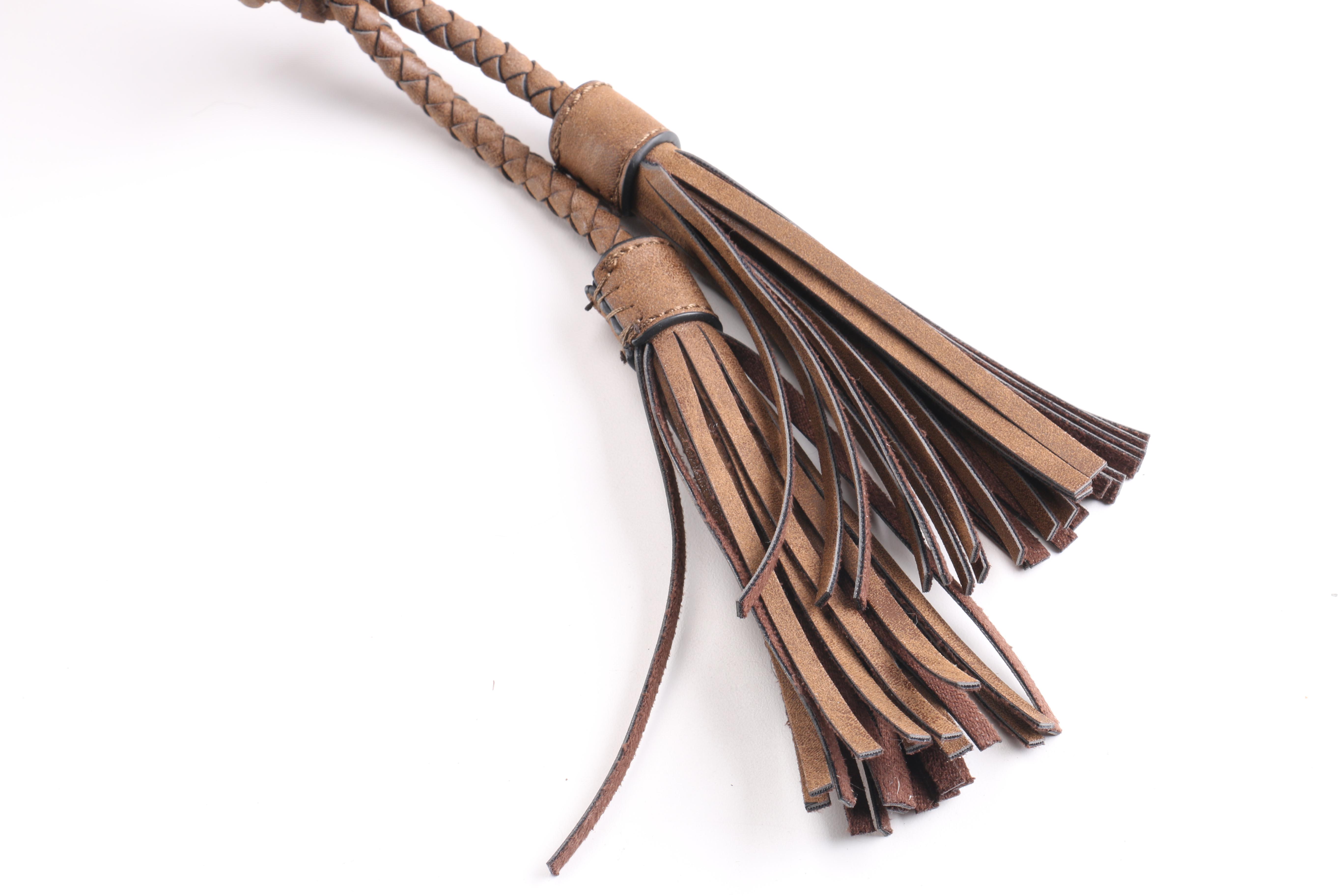 Embossed Leather Floral Purse and Aztec Print Shoulder Bag