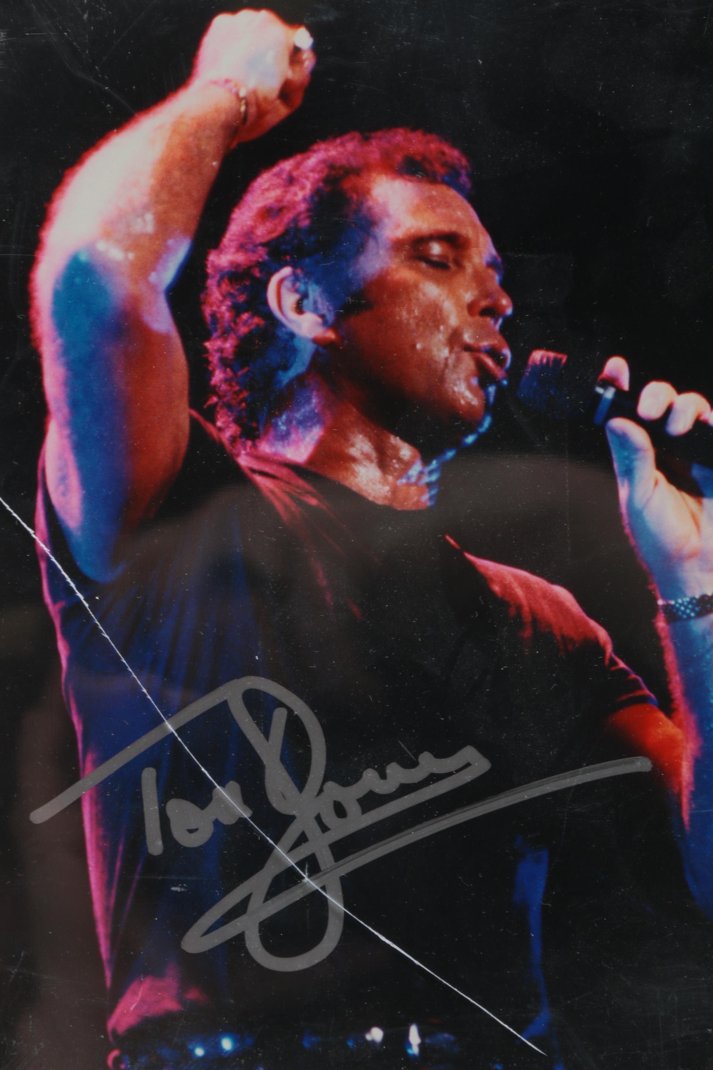 "Tom Jones" Autographed Poster