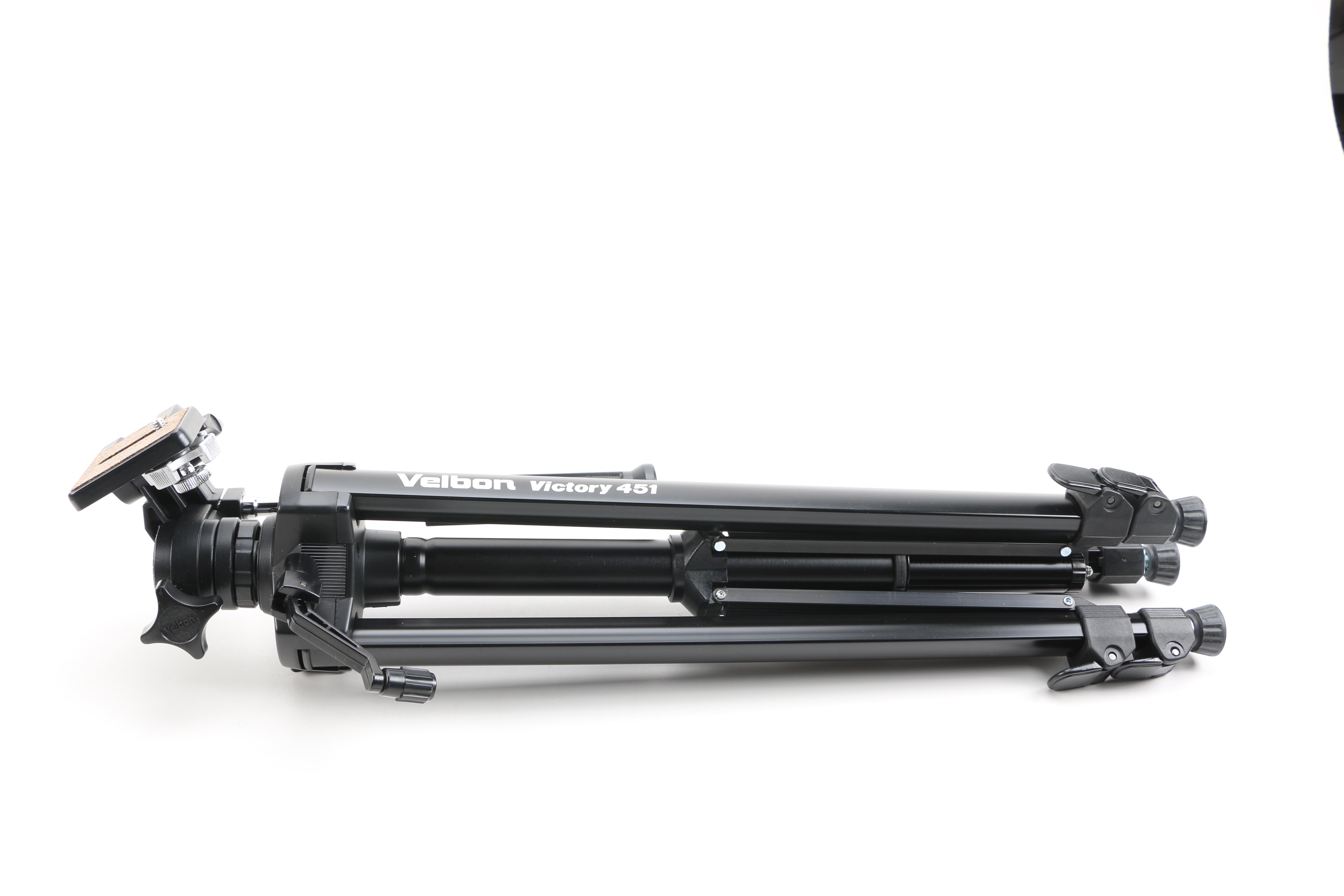 1980s Minolta Maxxum 7000 Camera and Accessories Including Velbon Tripod