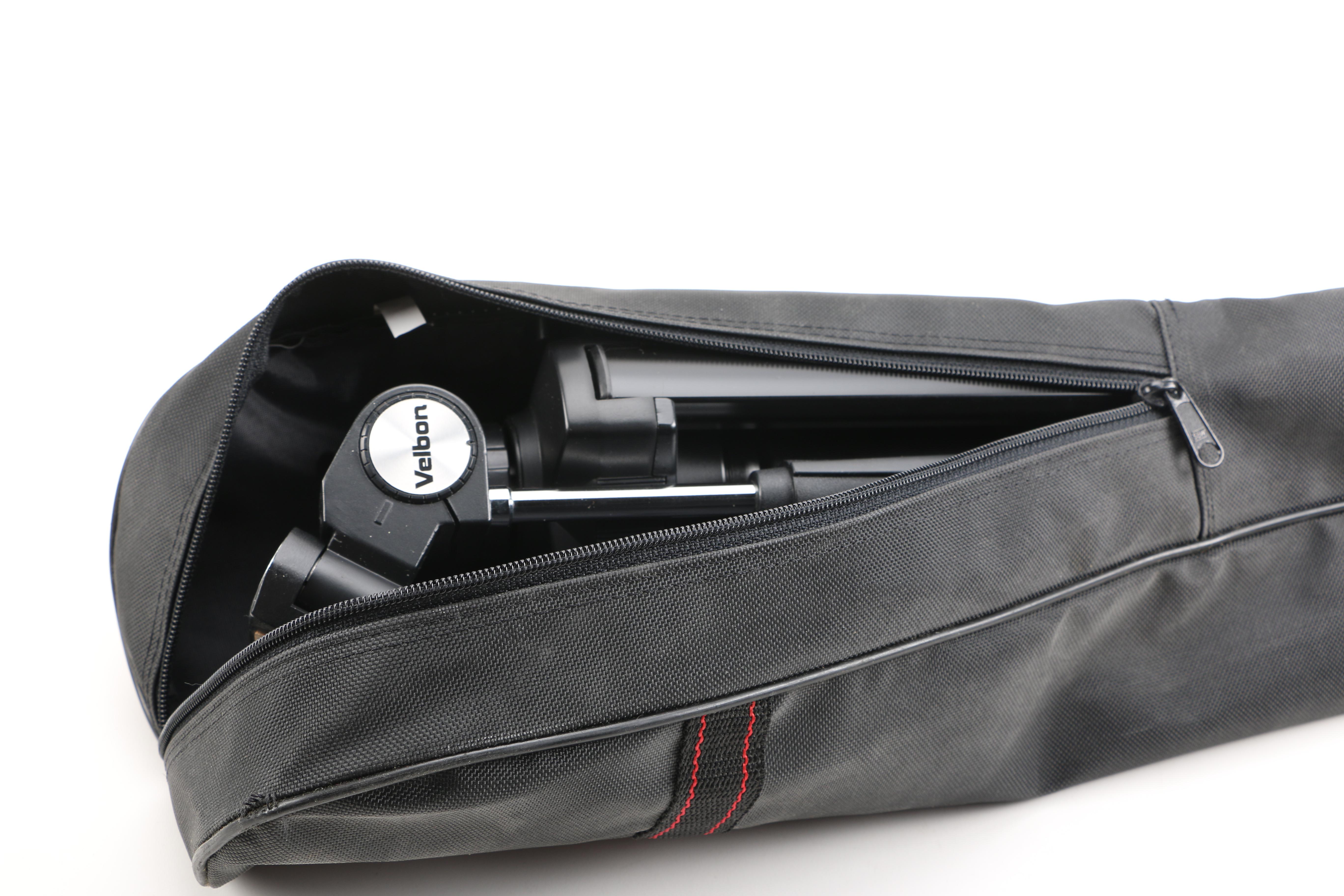 1980s Minolta Maxxum 7000 Camera and Accessories Including Velbon Tripod