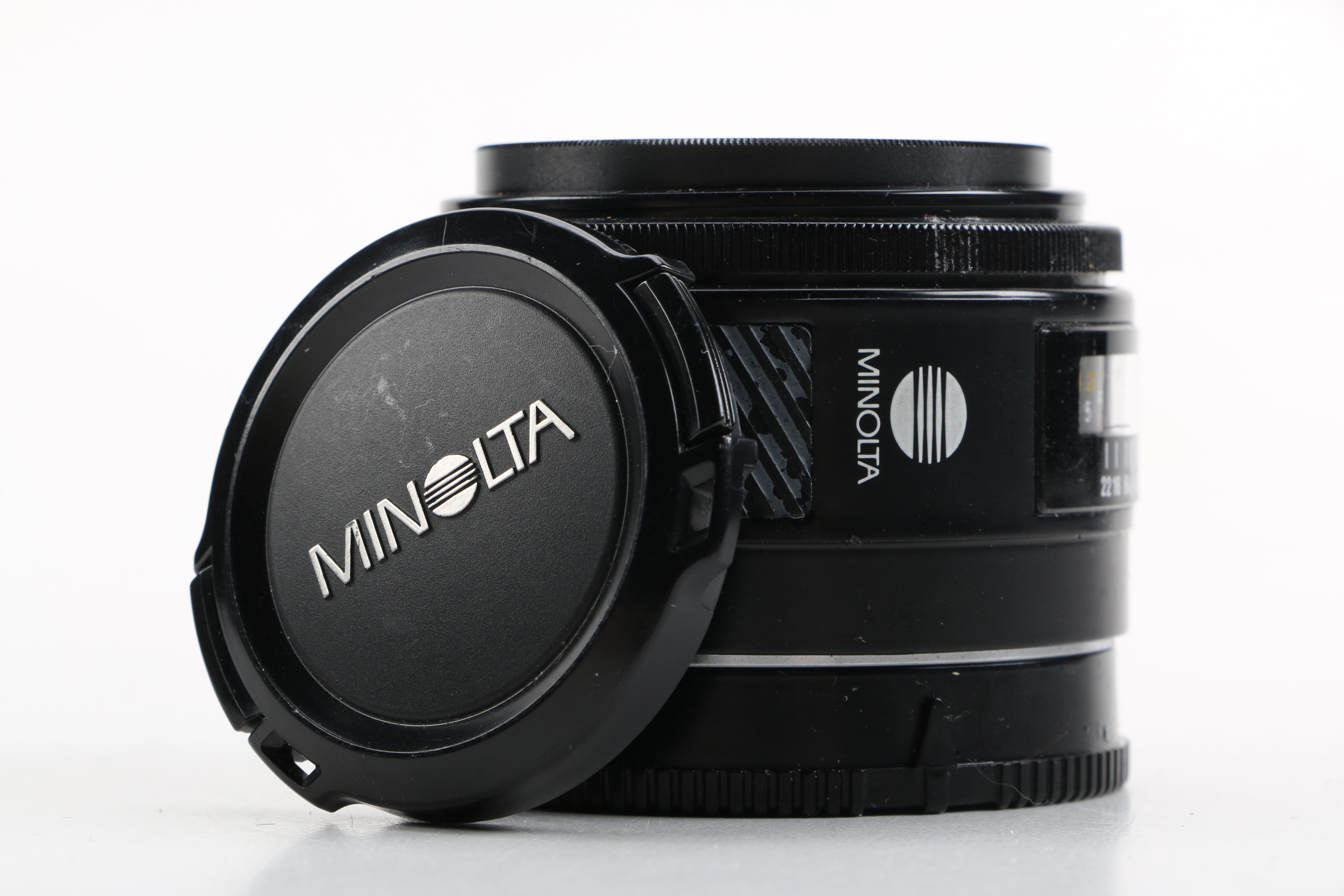 1980s Minolta Maxxum 7000 Camera and Accessories Including Velbon Tripod