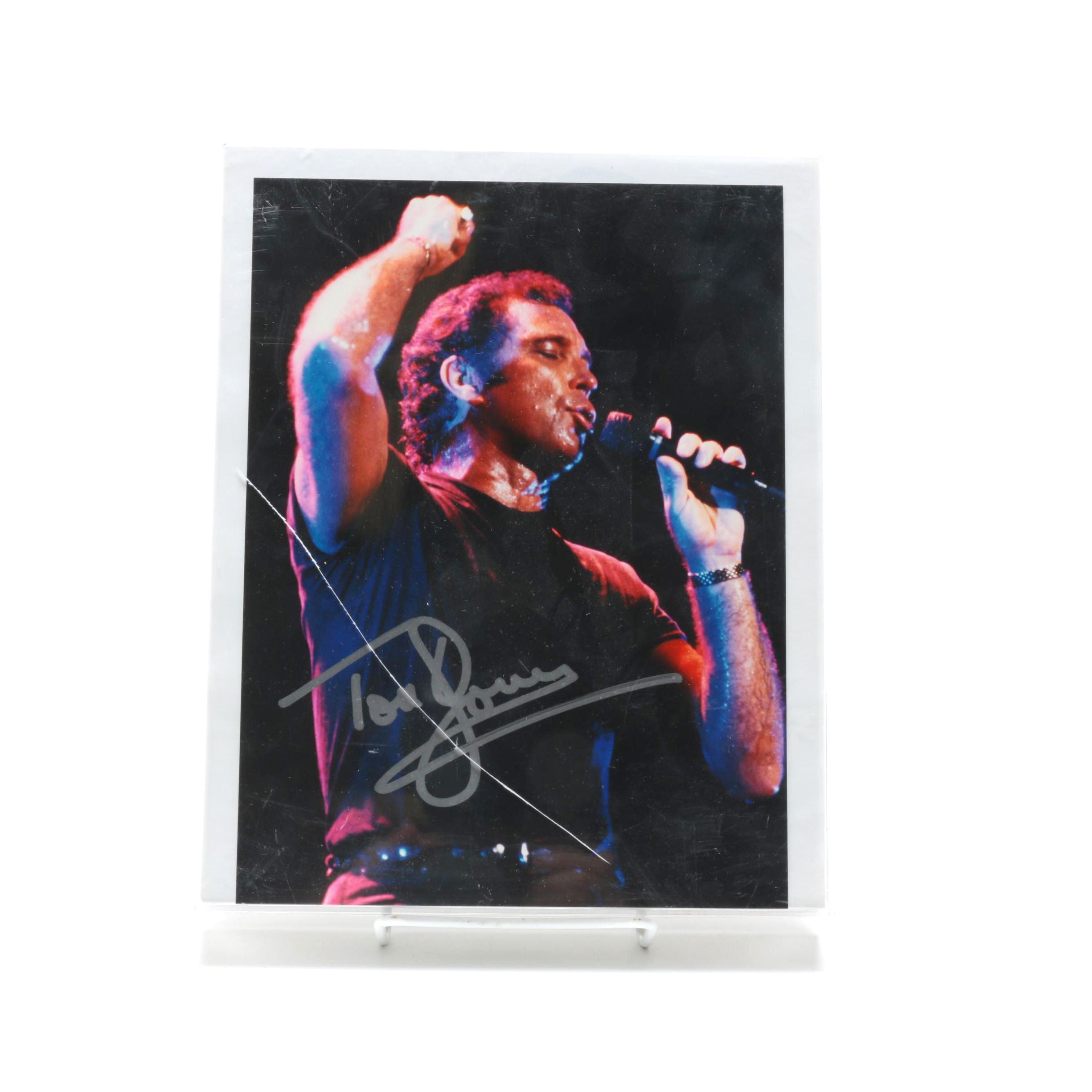 "Tom Jones" Autographed Poster