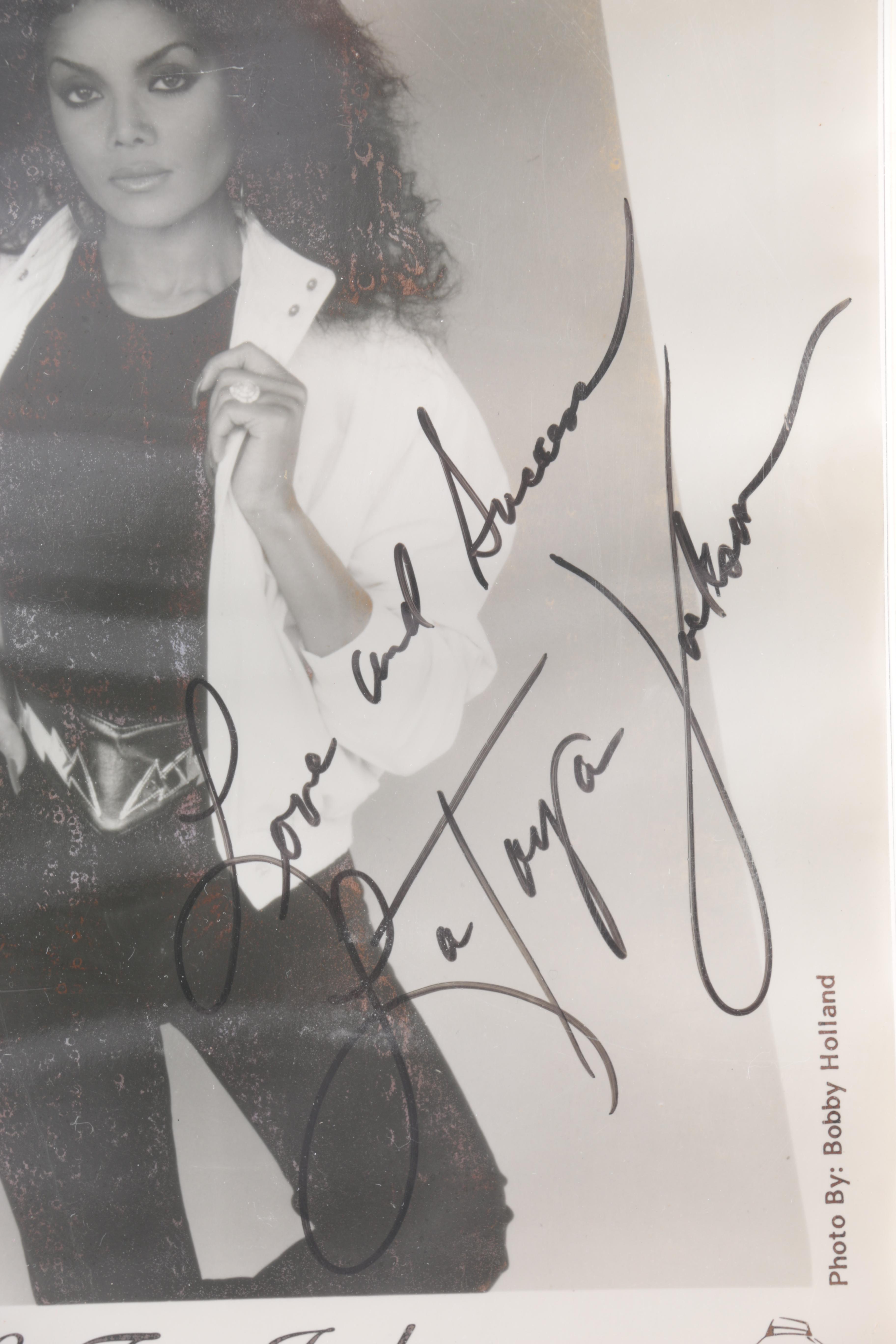 Vanessa Williams & La Toya Jackson Signed Photographs