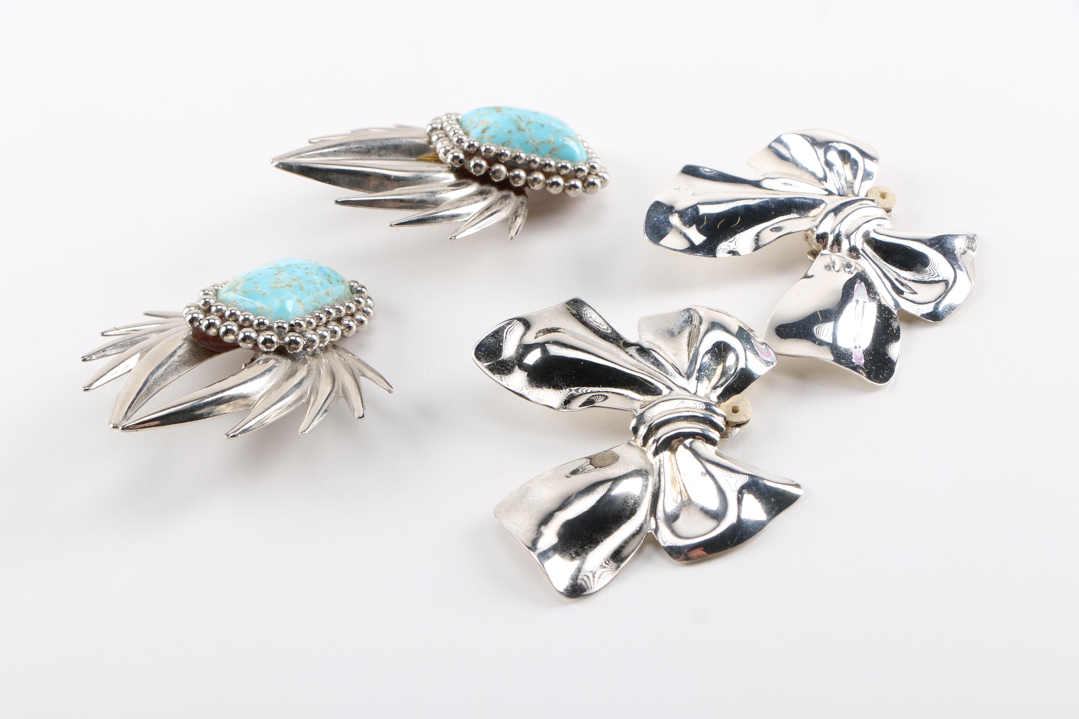 Assorted Two Tone and Beaded Jewelry Featuring Richard Kerr and Moulin Rouge