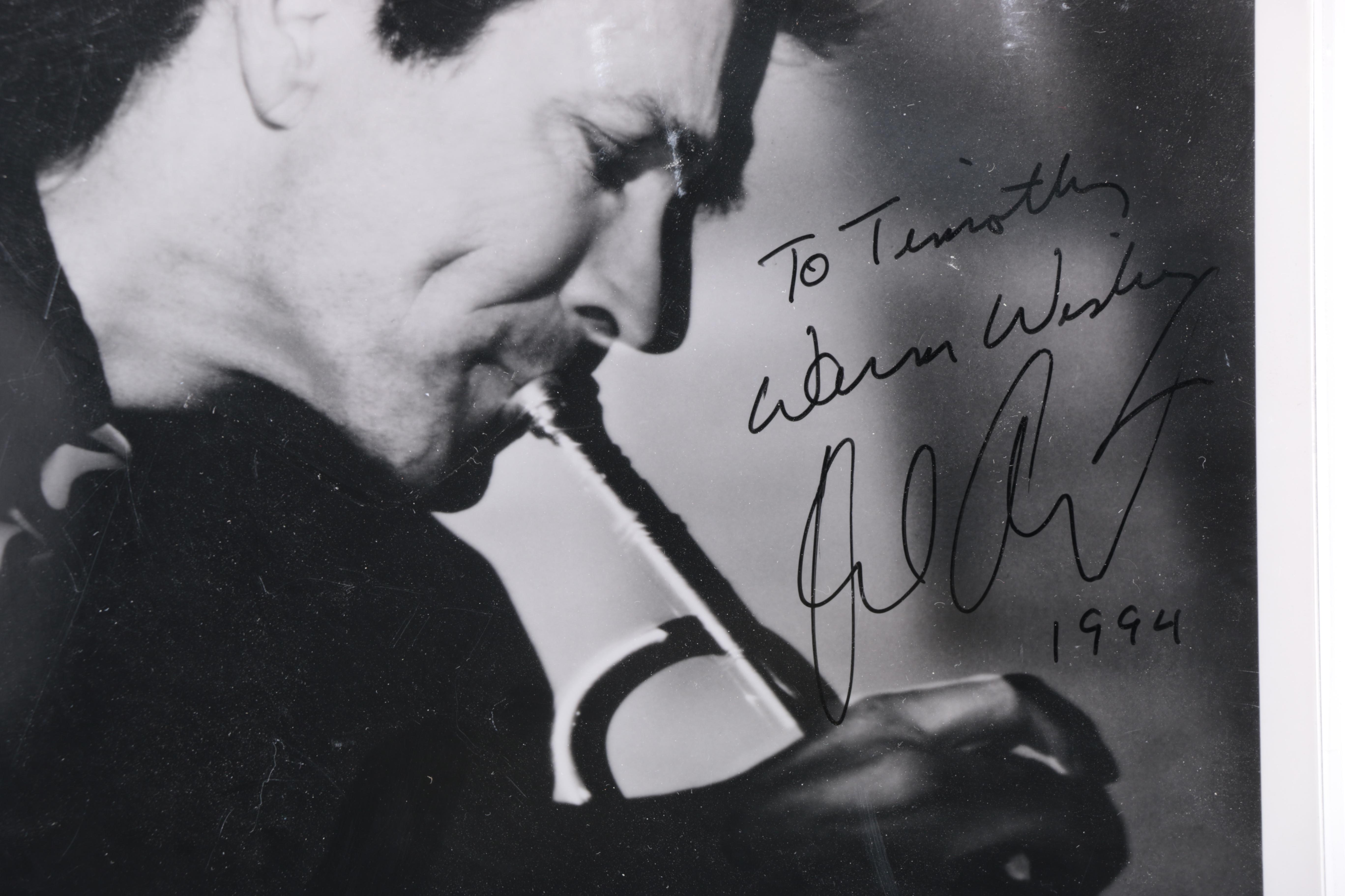 Signed Herb Alpert Nigel Olsson and Walter Trout Photographs