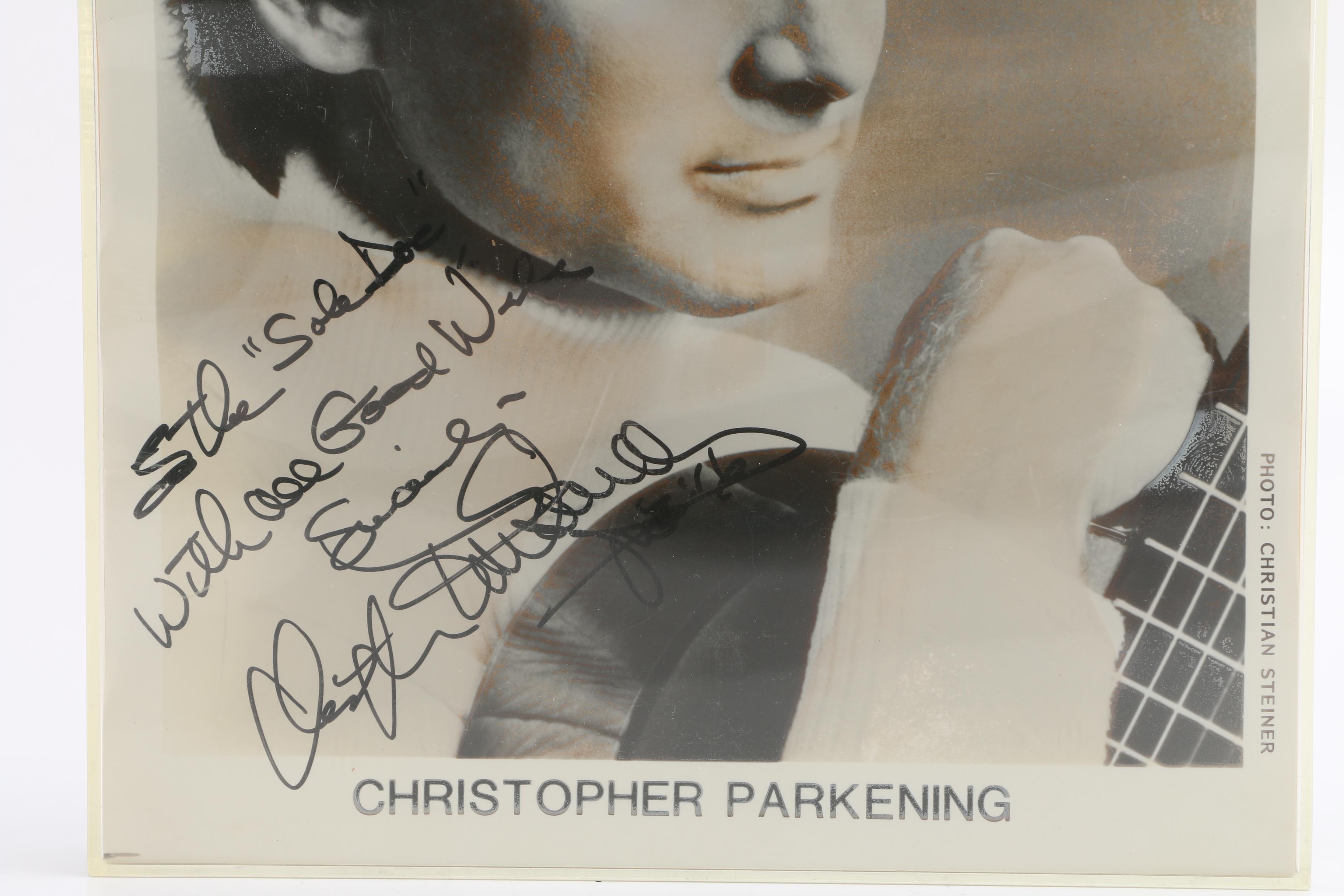 Framed and Signed Christopher Parkening Image
