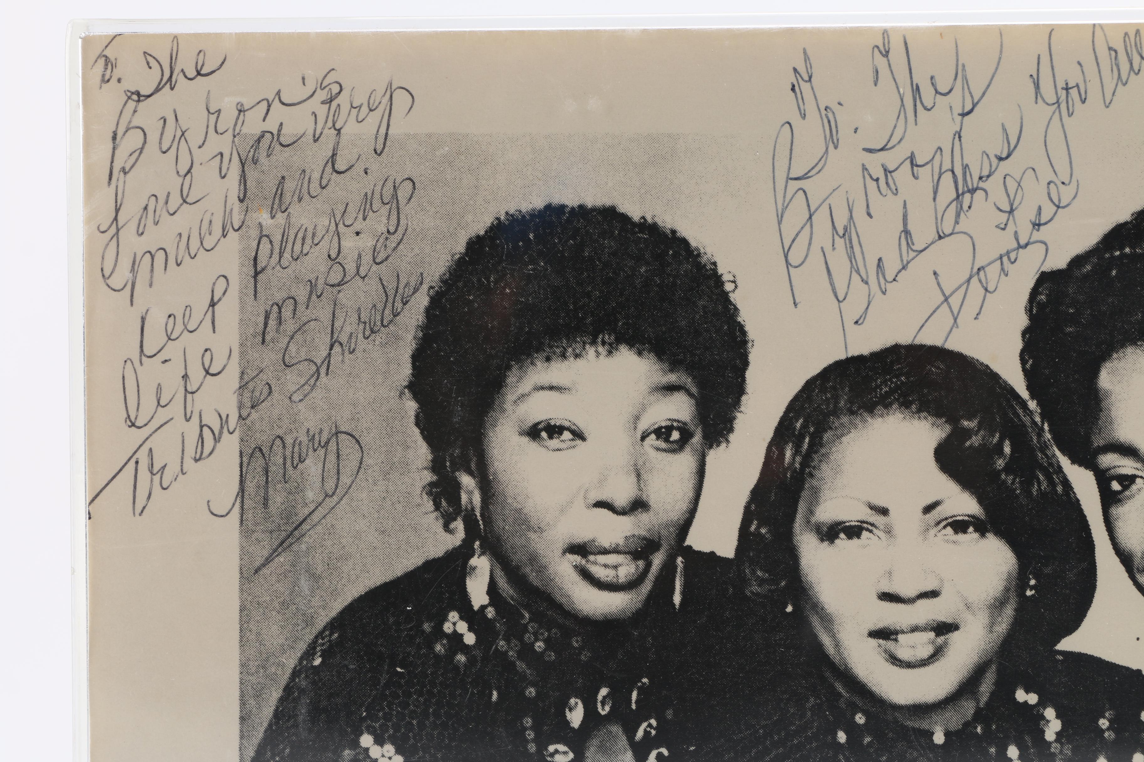 Autographed Singing Group Image