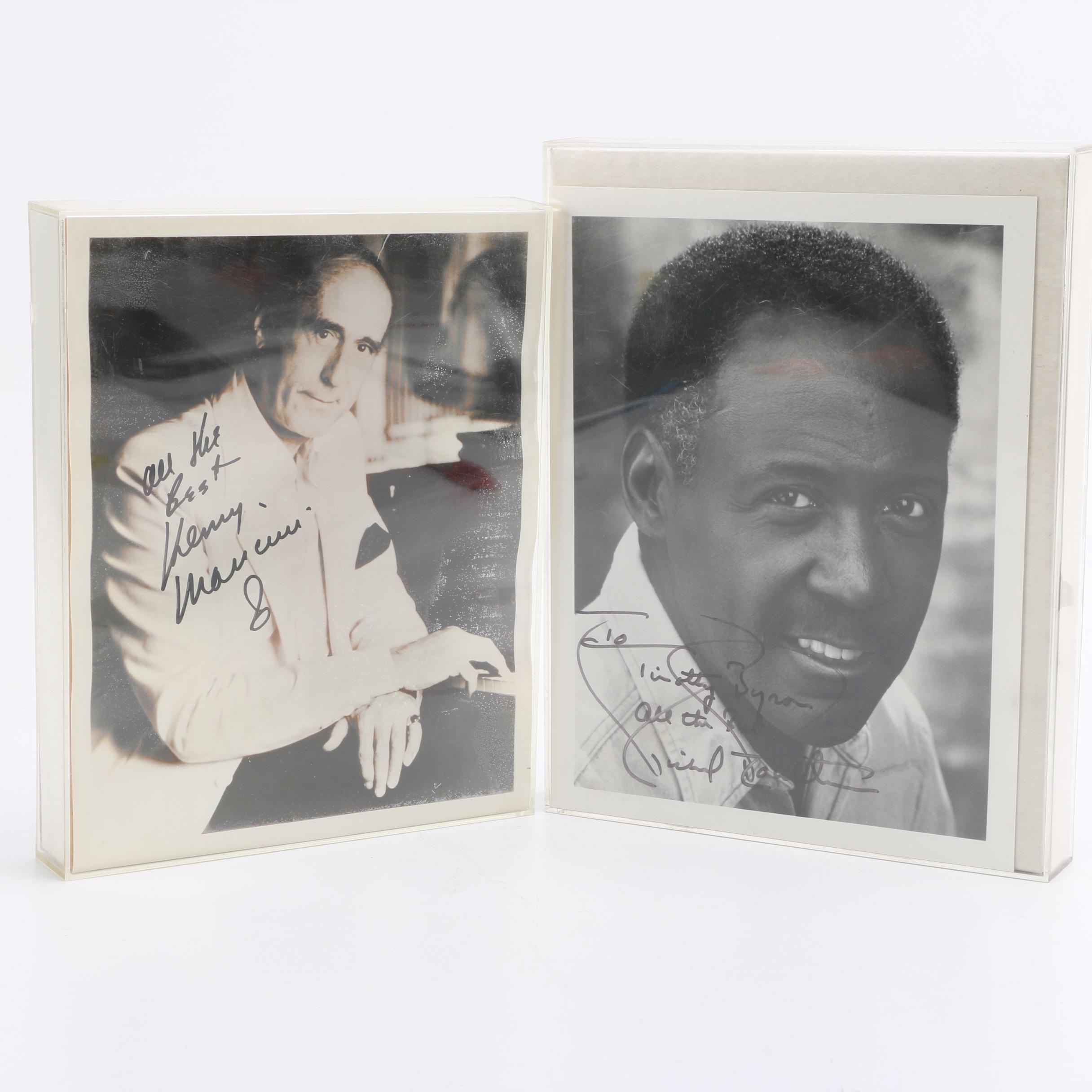 Louis Gossett Jr. and Henry Mancini Signed Photographs