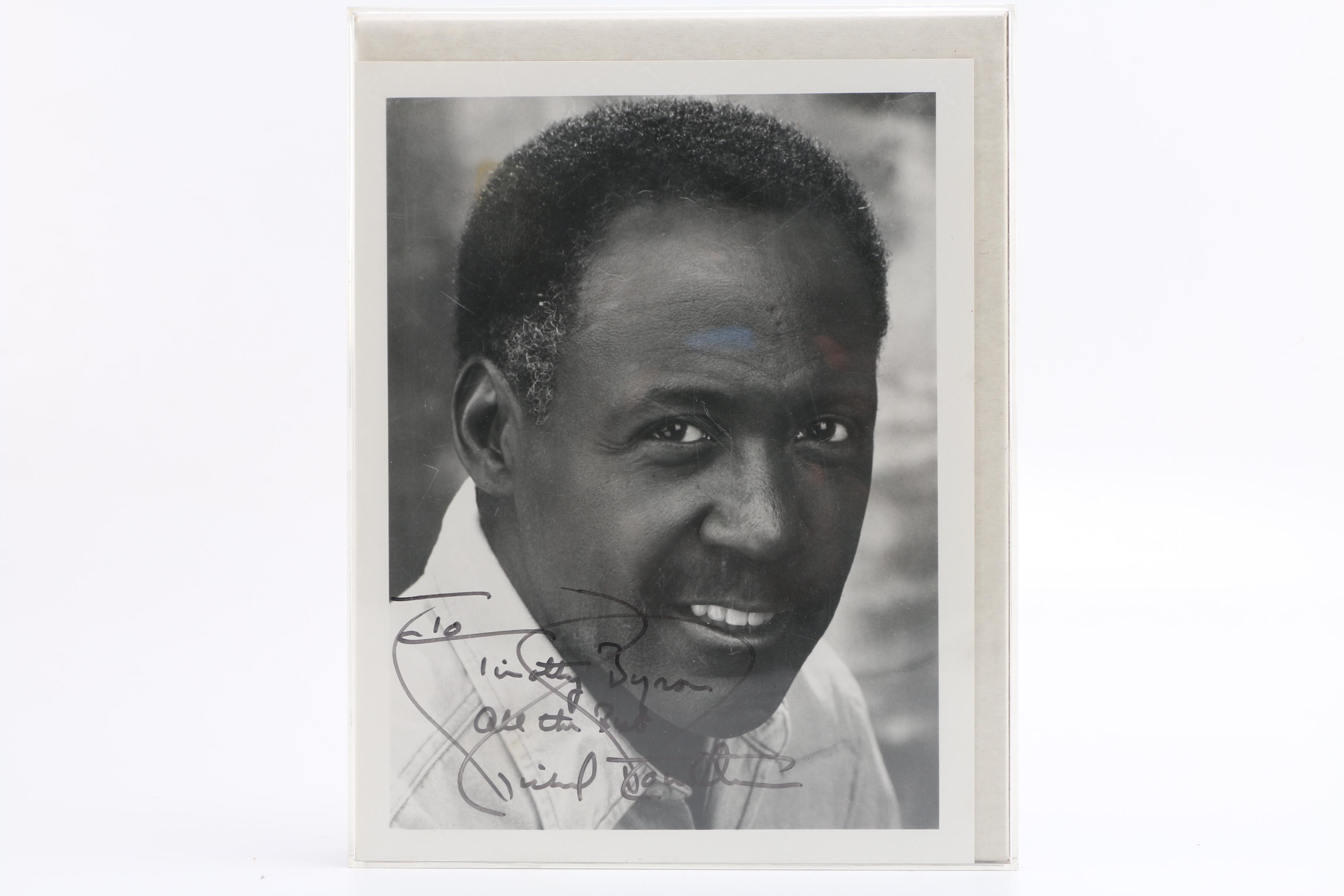 Louis Gossett Jr. and Henry Mancini Signed Photographs