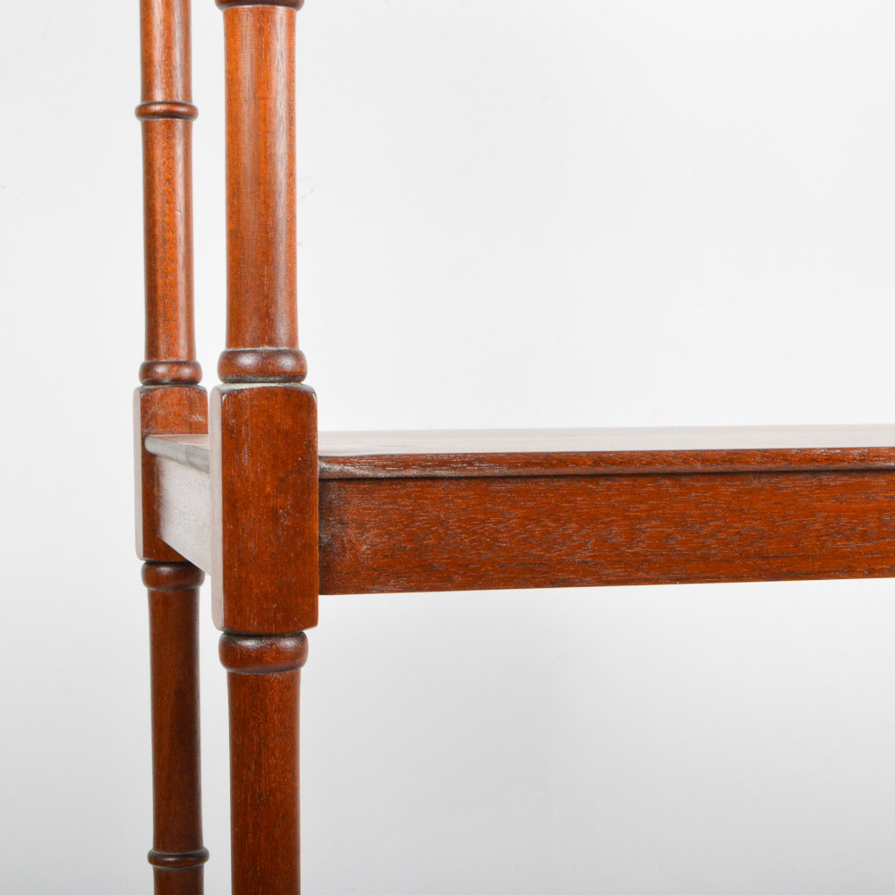 Mahogany Library Podium Table by The Bartley Collection