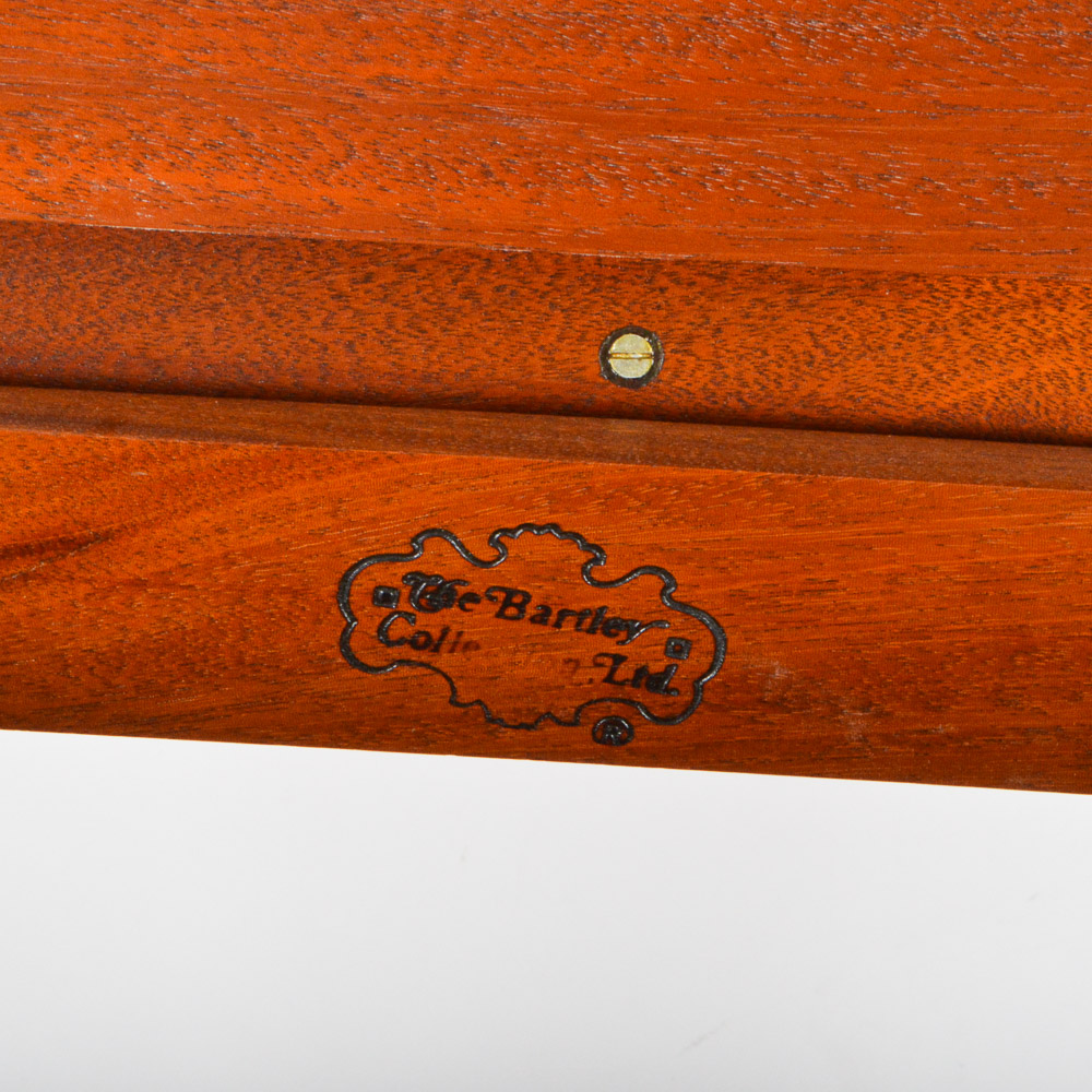 Mahogany Library Podium Table by The Bartley Collection