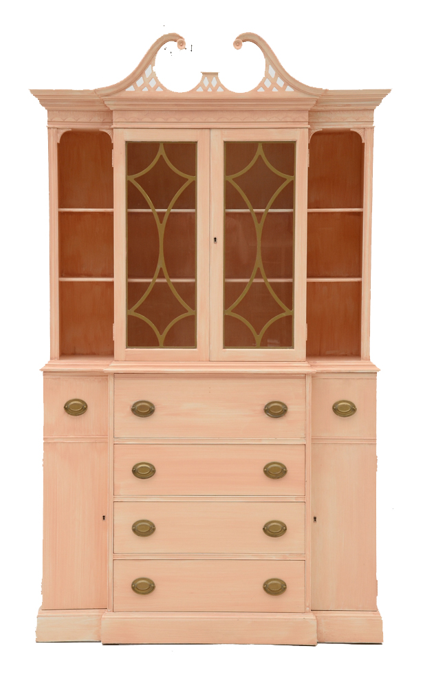 Vintage Peach Cabinet Unit