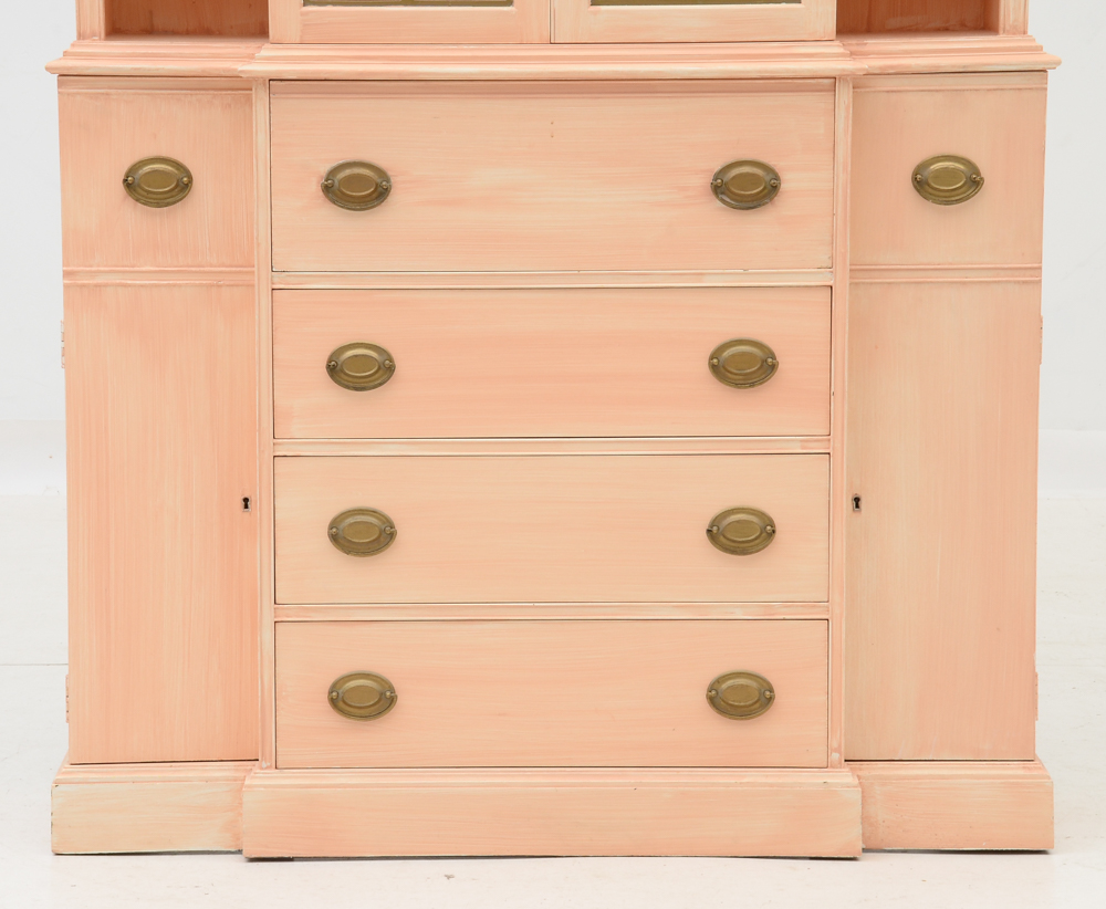 Vintage Peach Cabinet Unit