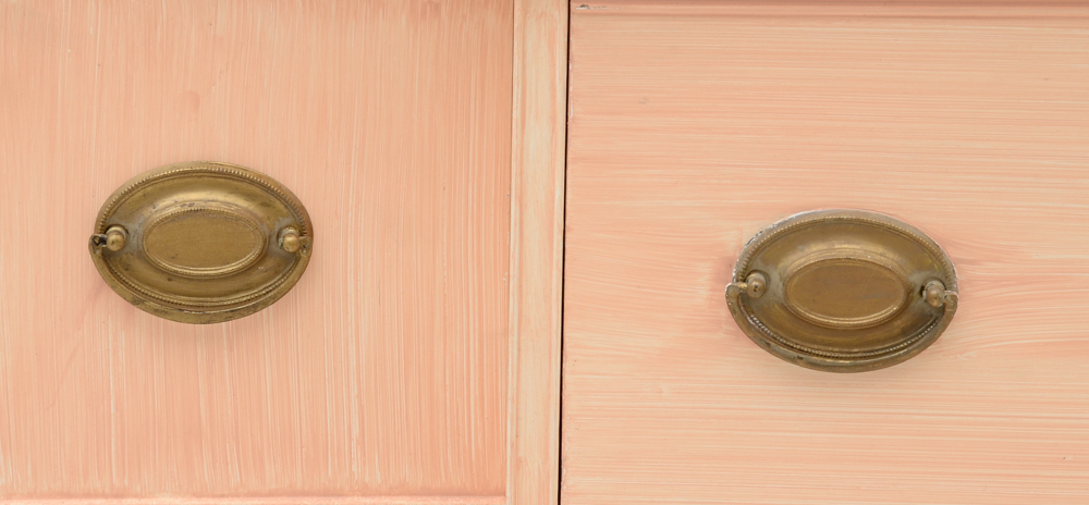 Vintage Peach Cabinet Unit