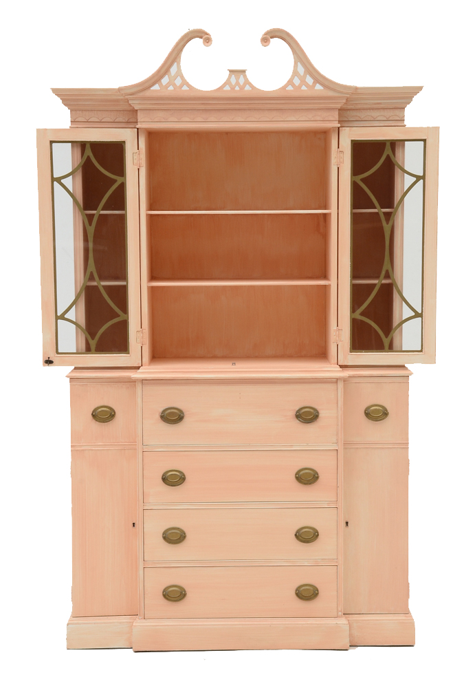 Vintage Peach Cabinet Unit