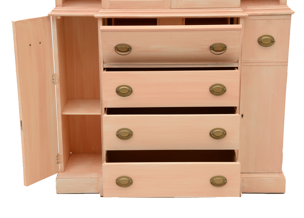 Vintage Peach Cabinet Unit