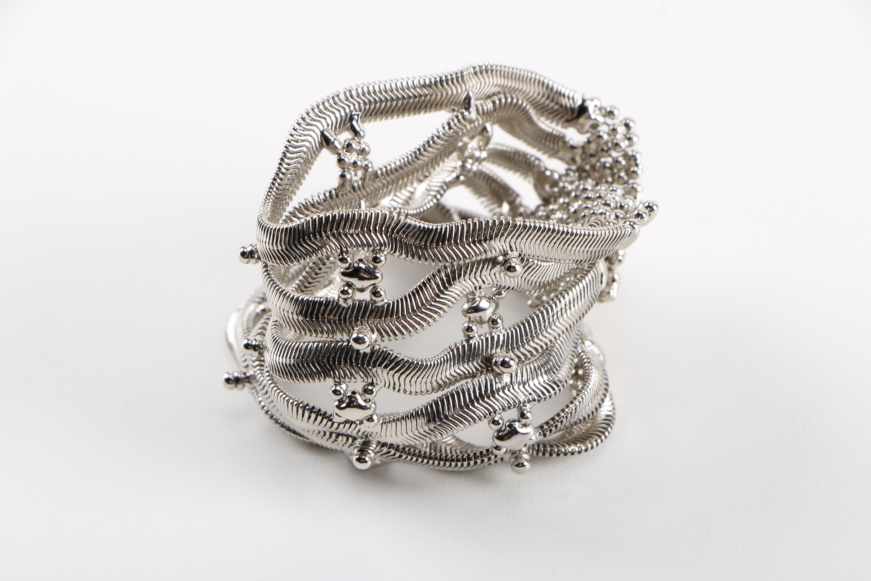Sergio Gutierrez Liquid Metal Bracelets