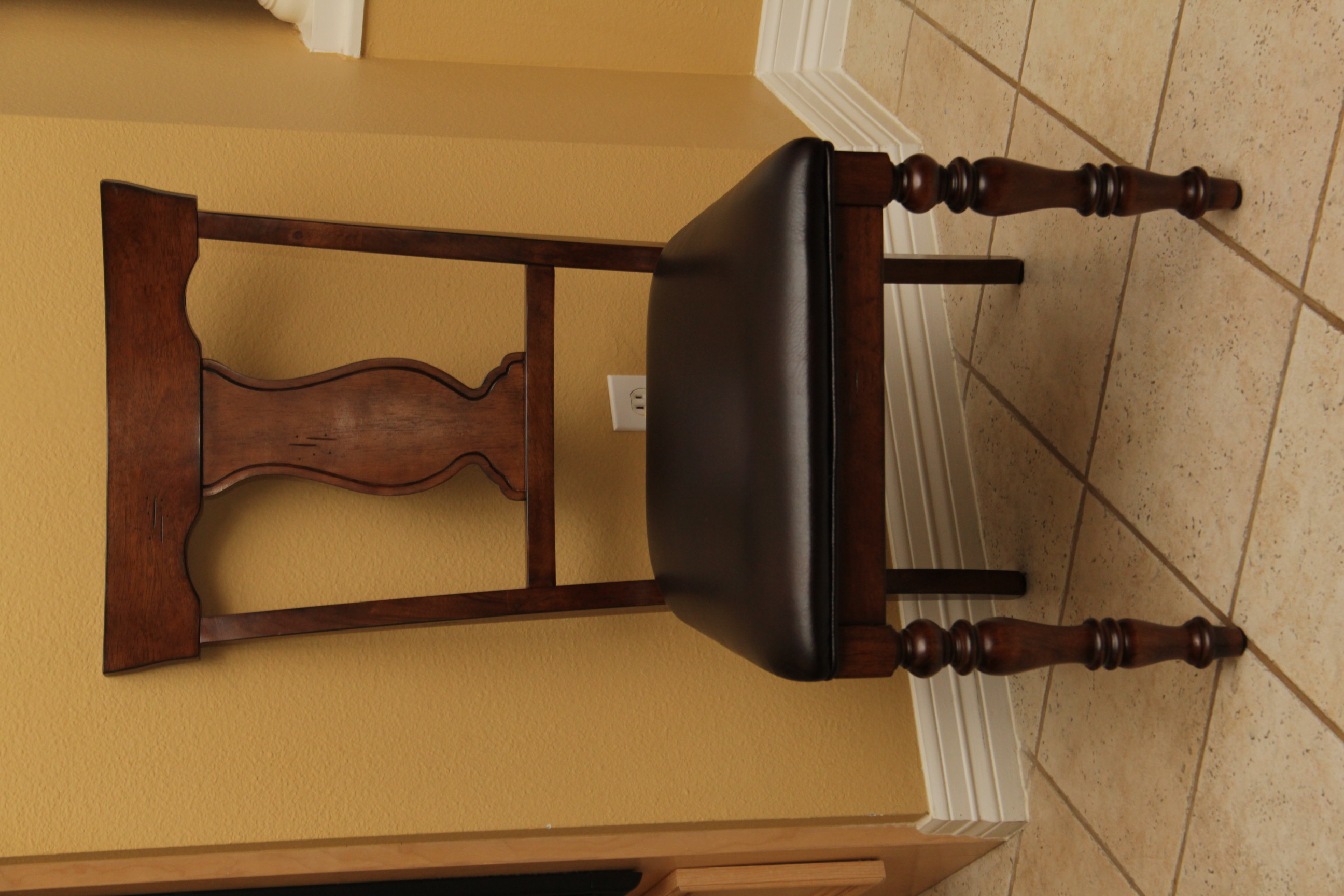 Contemporary Fiddleback Dining Chairs by Hillsdale Furniture