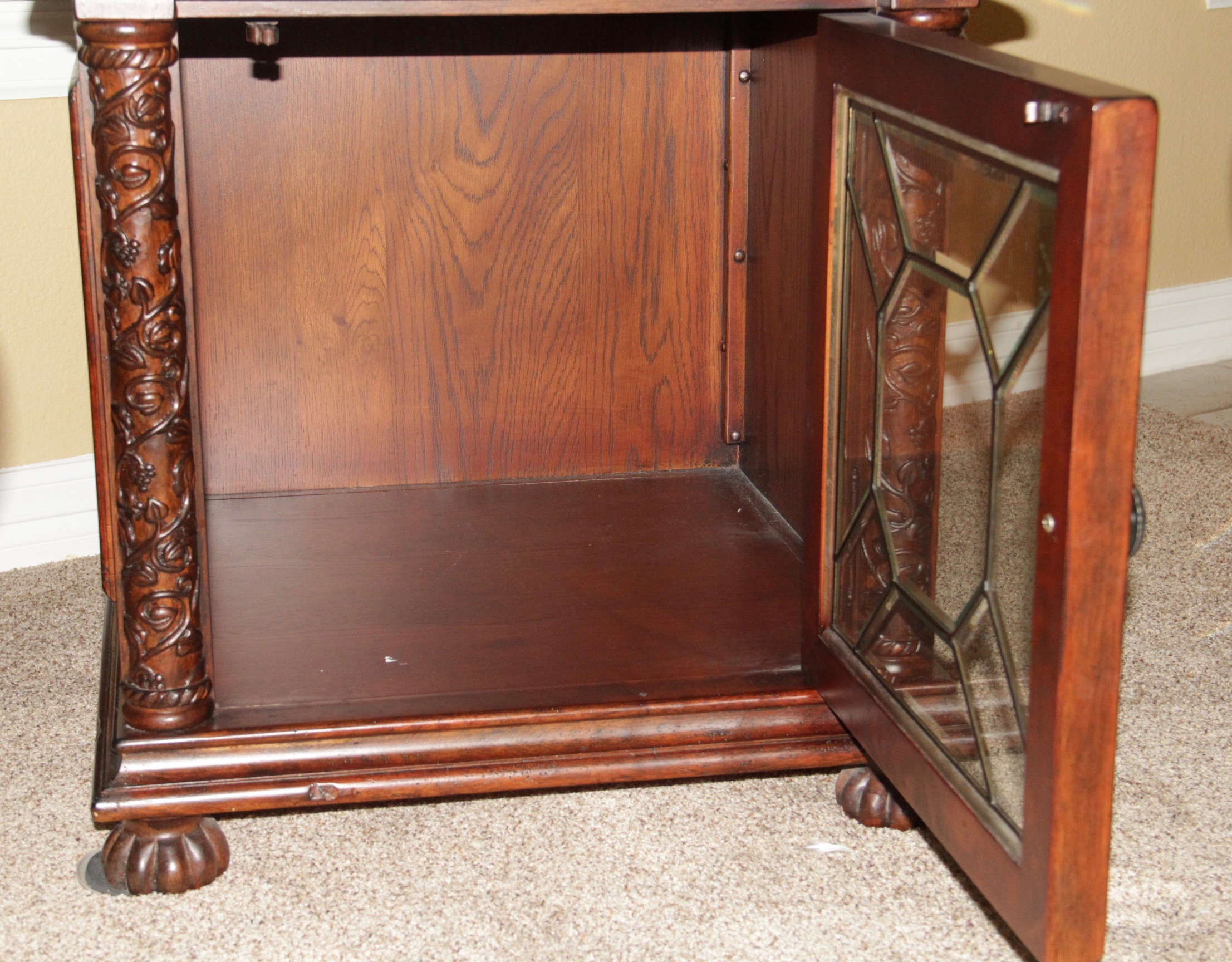 Vintage Oak Side Table