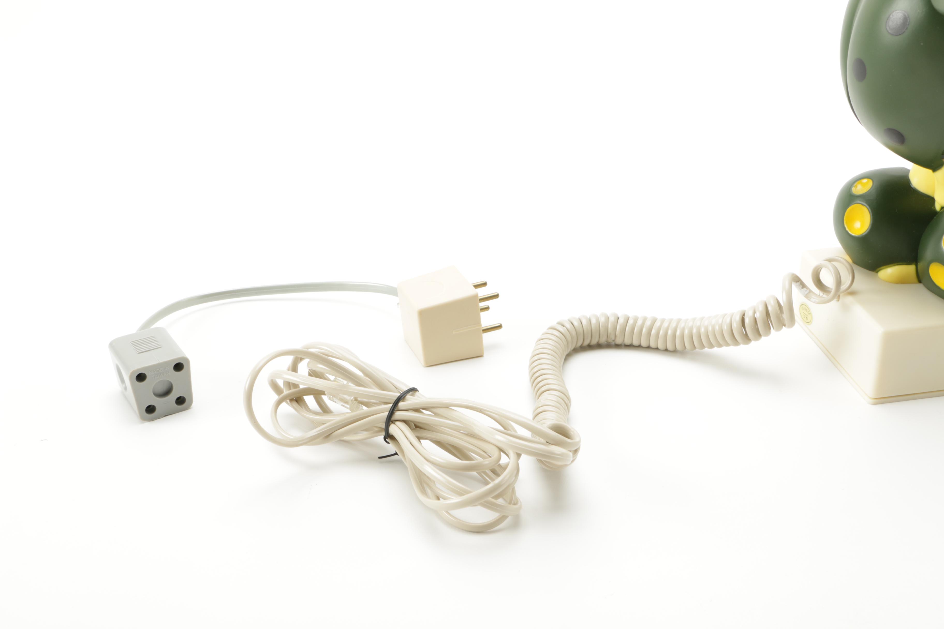 Vintage Novelty Raid Theme Push-Button Telephone